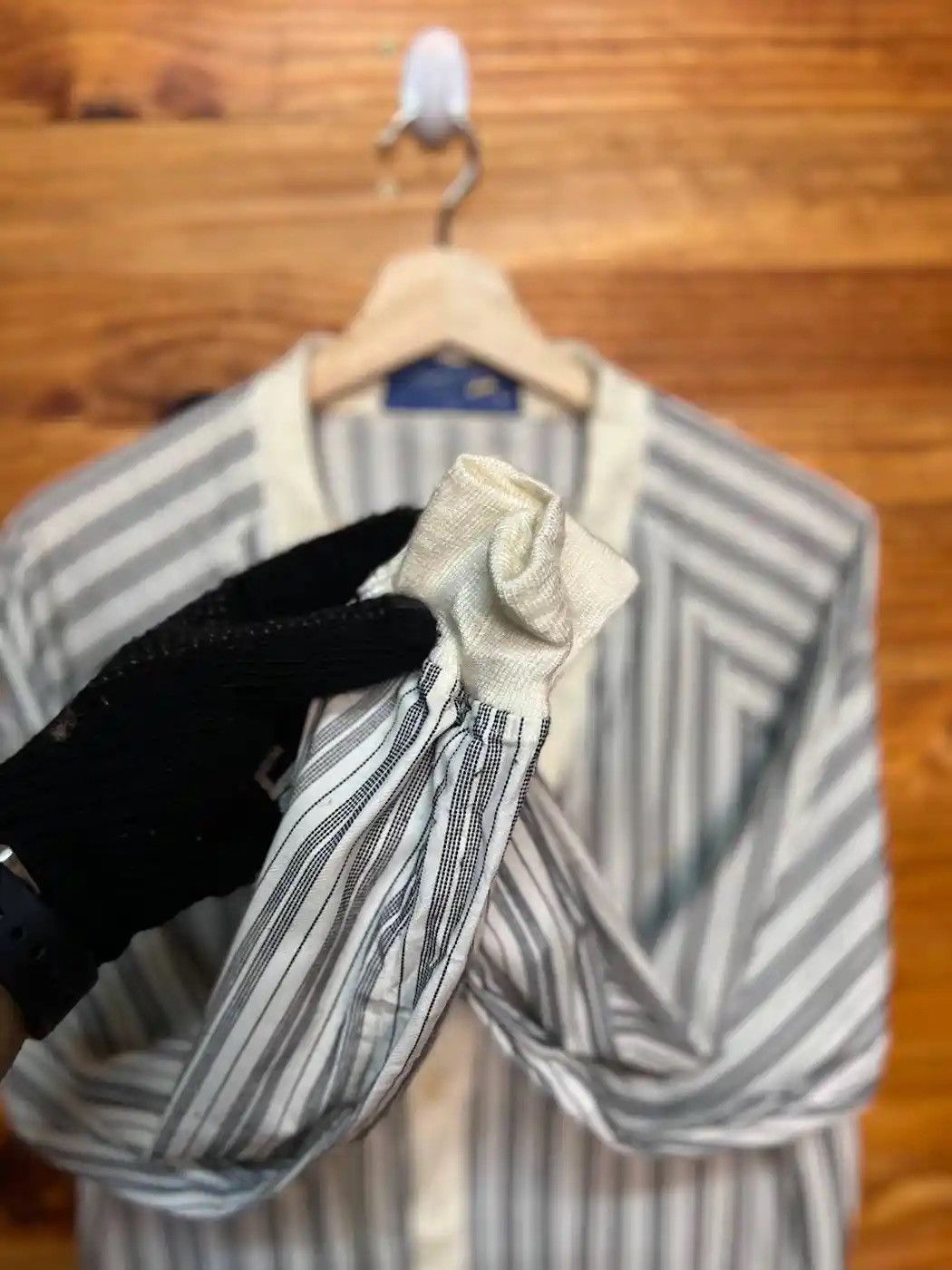 Other Vintage 80s John Miller Stripe Holligan Cardigan Skapunk Size US M / EU 48-50 / 2 - 4 Thumbnail