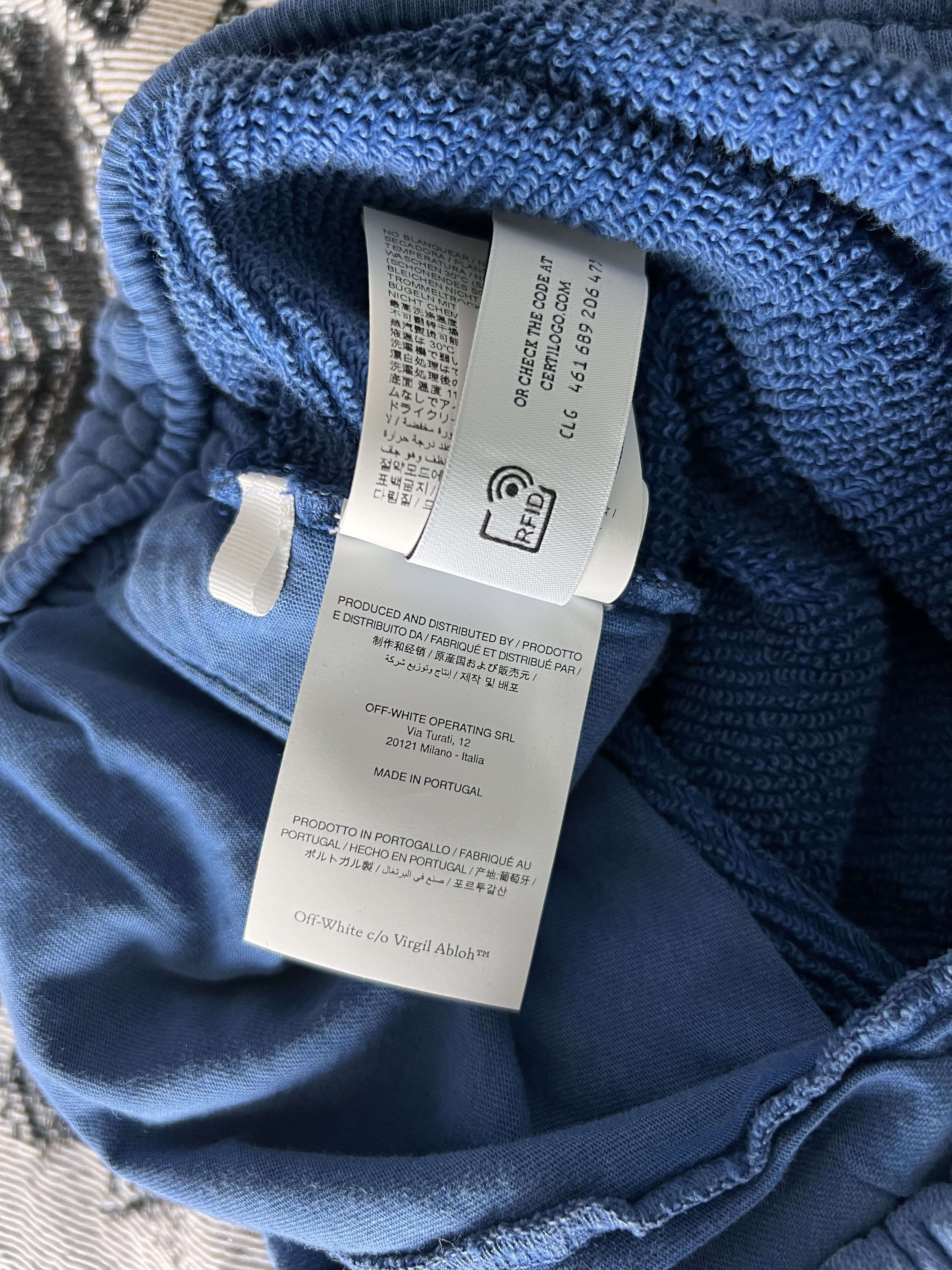 Off-White Off White Blurred Mary Shorts in Blue Size US 32 / EU 48 - 12 Thumbnail