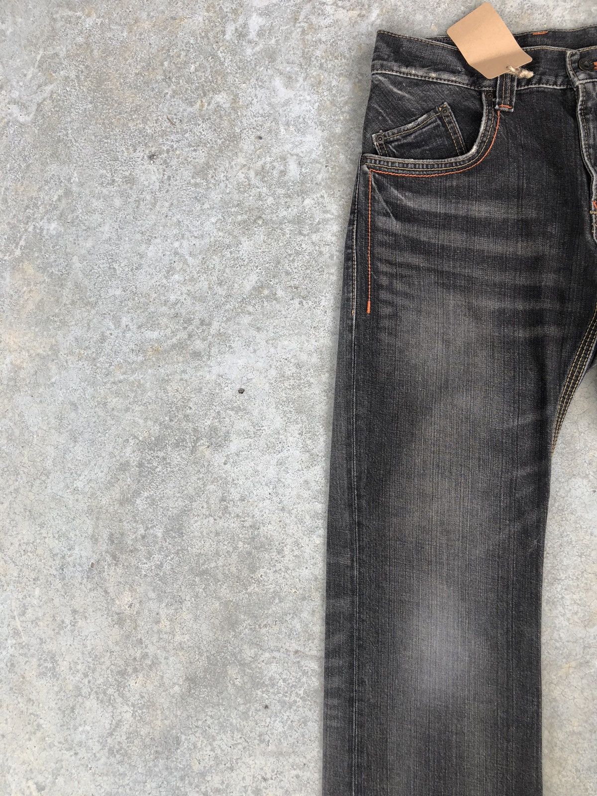 If Six Was Nine Japanese Edwin XV Flared Jeans Distressed buckle back jeans Size US 32 / EU 48 - 5 Thumbnail
