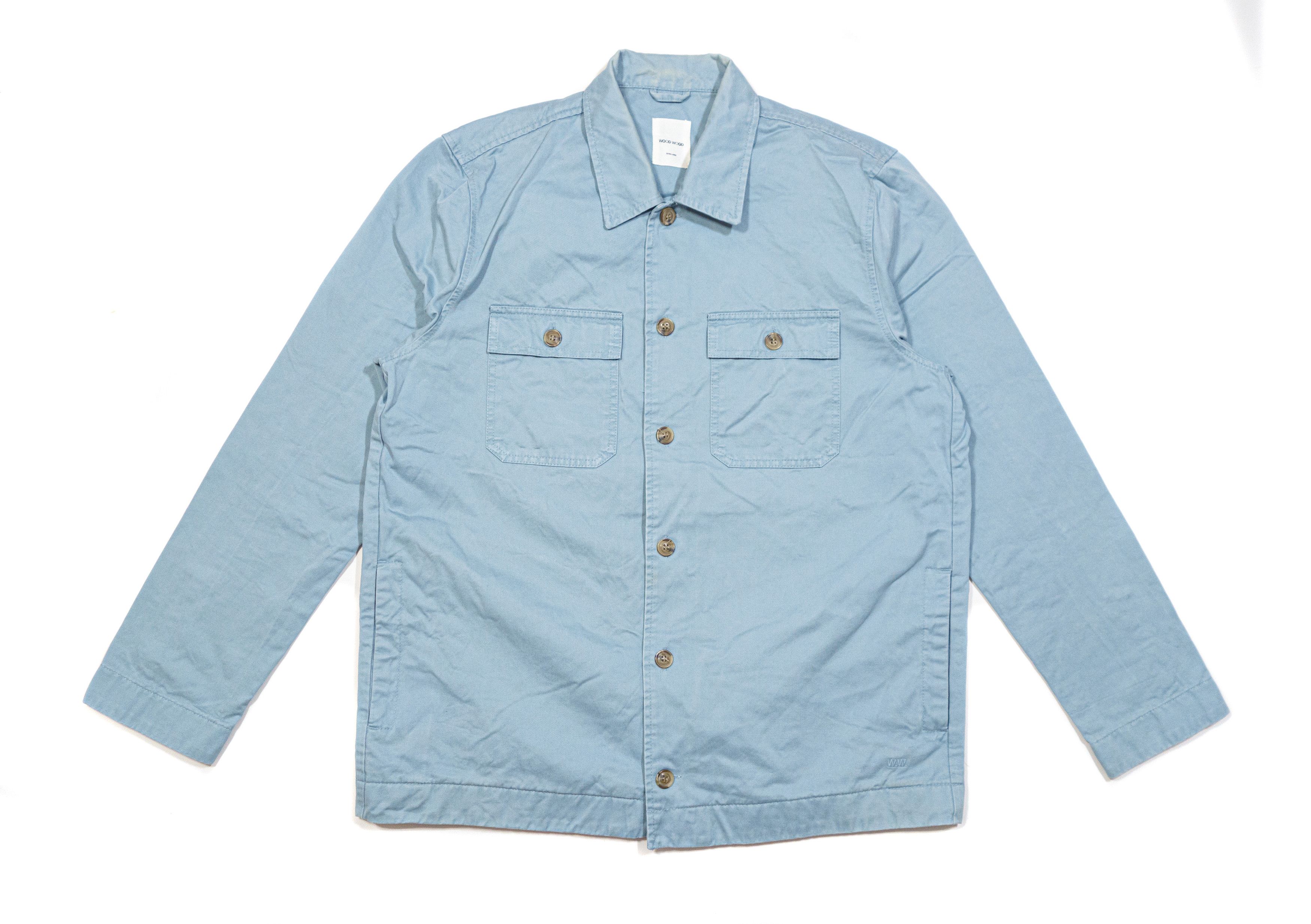Wood Wood SS19 Fabian Work Overshirt Size US XL / EU 56 / 4 - 1 Thumbnail