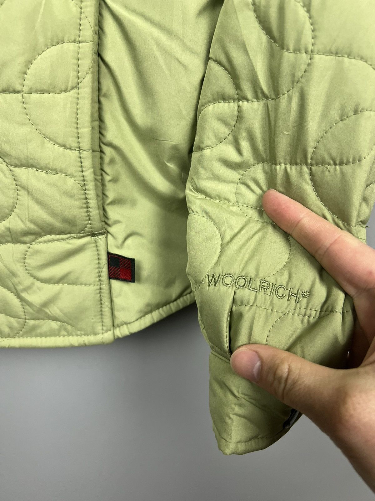 Woolrich Woolen Mills (XS) Woolrich lt sage quilted jacket rare Size XS / US 0-2 / IT 36-38 - 3 Thumbnail