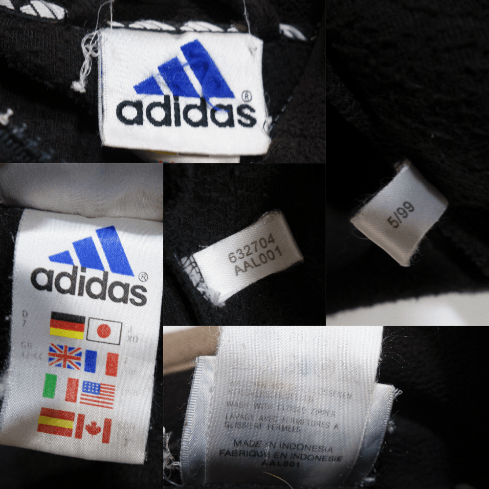Adidas 1999 Logo Fleece Jacket Size US L / EU 52-54 / 3 - 7 Thumbnail