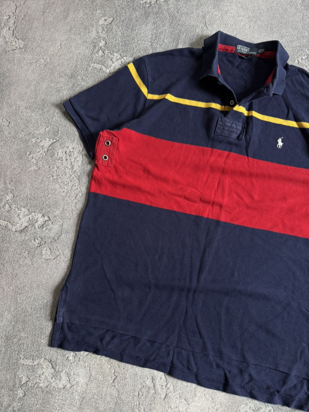 Polo Ralph Lauren Polo Ralph Lauren XL striped polo 👕 tee tshirt vintage rugby Size US XL / EU 56 / 4 - 6 Thumbnail