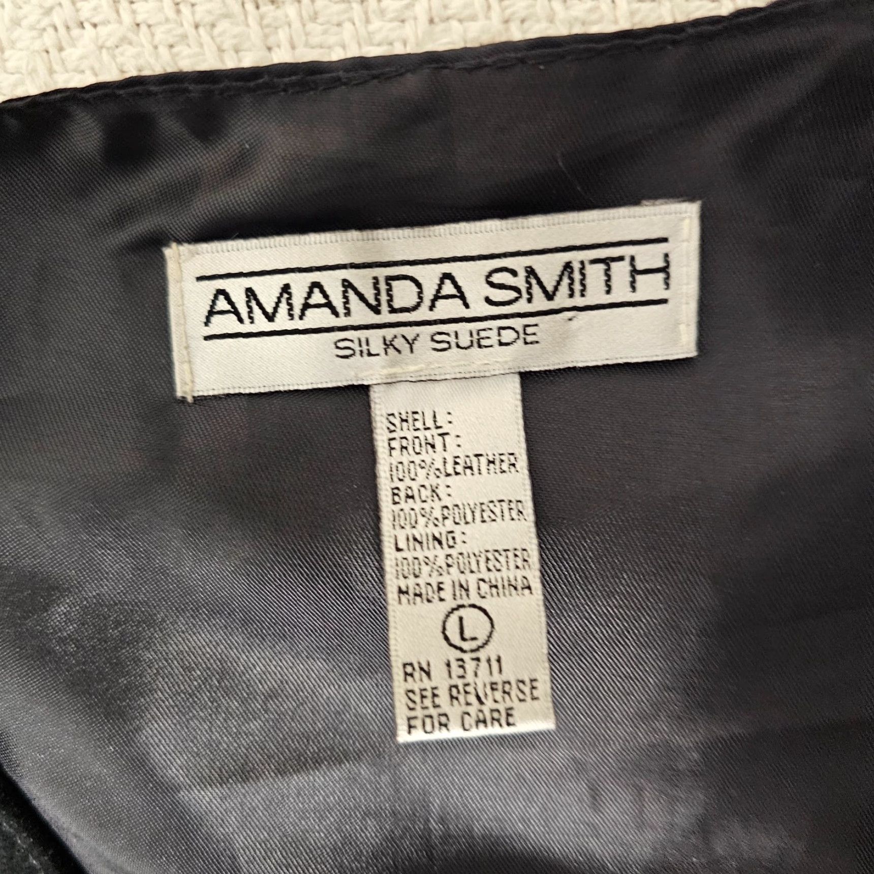 Vintage VINTAGE Amanda Smith Leather Vest Womens Size L Blue Button V-Neck Casual Size L / US 10 / IT 46 - 2 Thumbnail