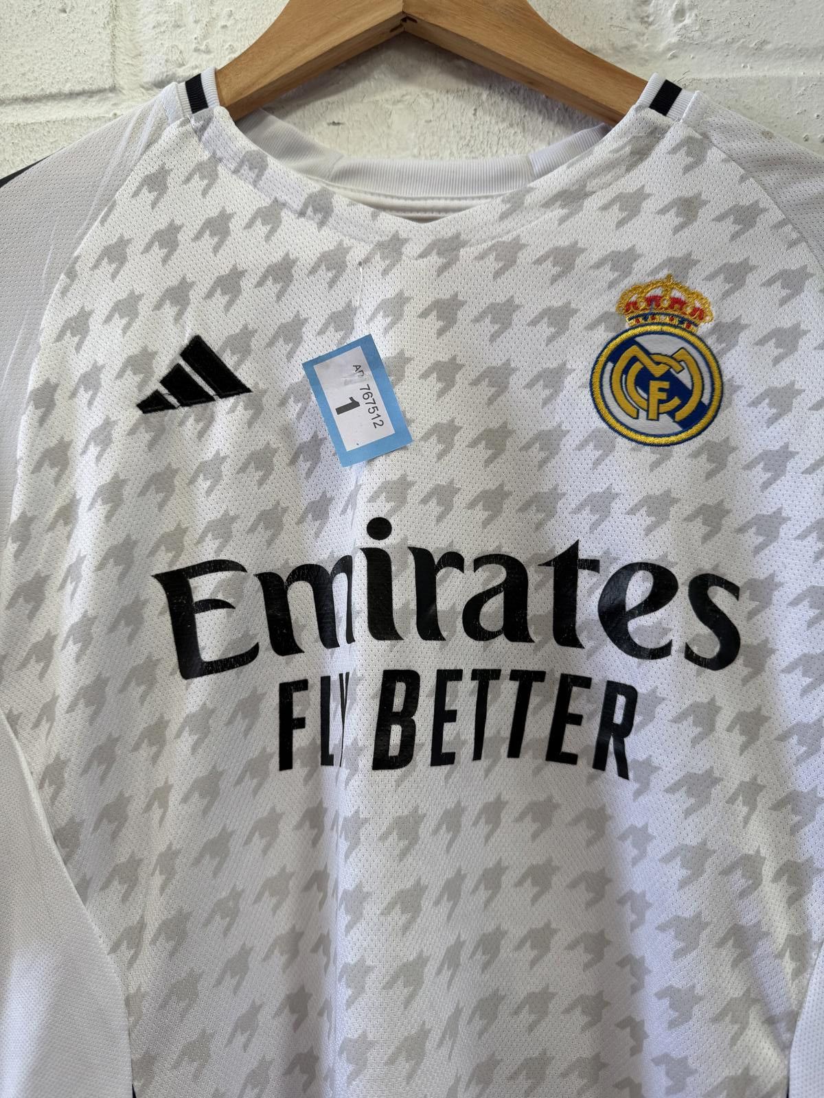Adidas Adidas Real Madrid Brahim #21 Soccer Jersey XL Climalite Size US XL / EU 56 / 4 - 3 Thumbnail