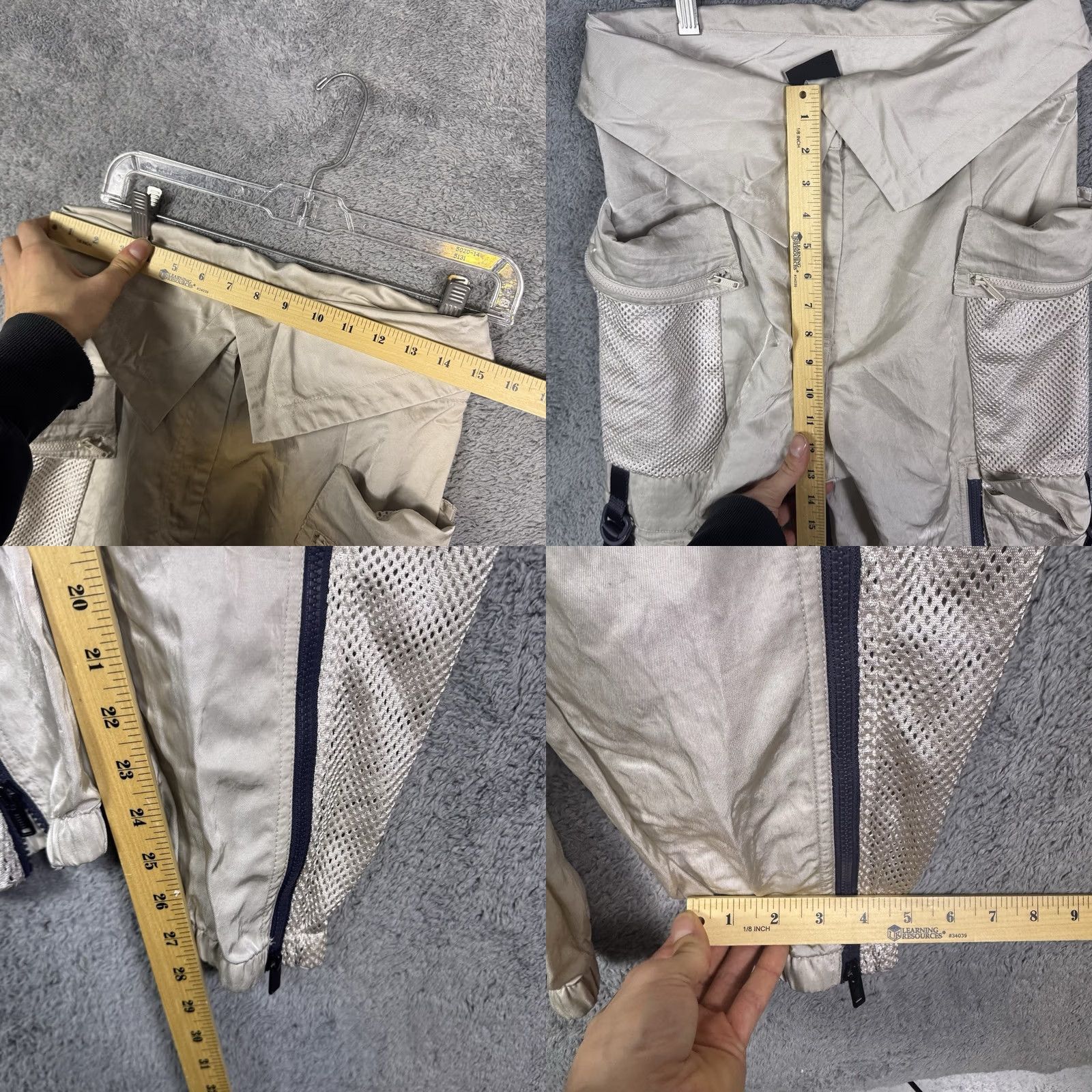 Jordan Brand VINTAGE Nike Air Jordan Utility Flight Pants Women's M Cargo Jogger Sweatpant CU4072 Size 32" / US 10 / IT 46 - 8 Thumbnail