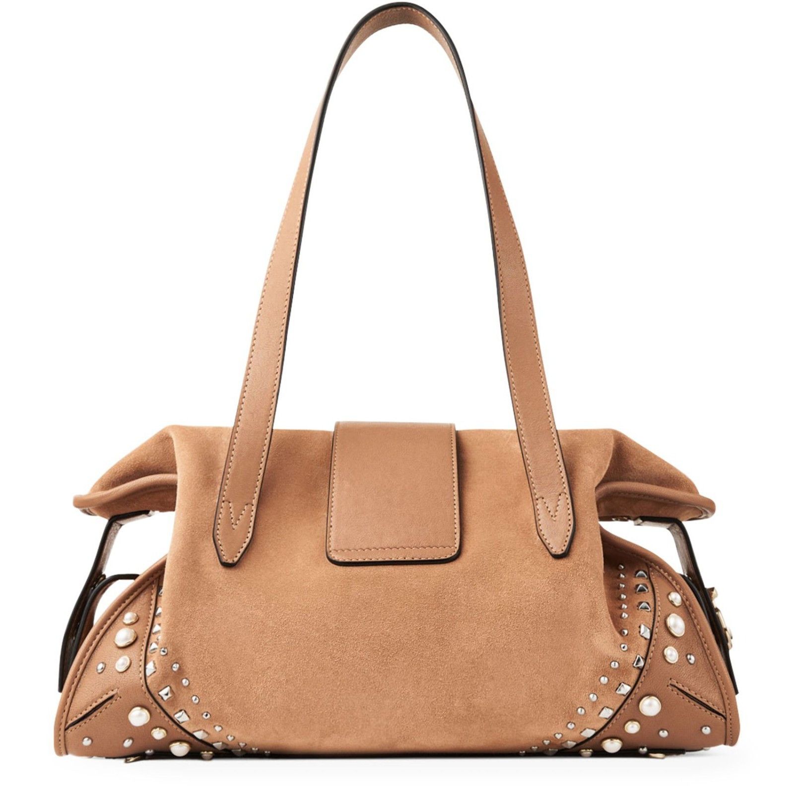 Jimmy Choo JIMMY CHOO Medium Bar TOFFEE/IVORY/SHINY GOLD Shoulder Bag N Size ONE SIZE - 3 Thumbnail