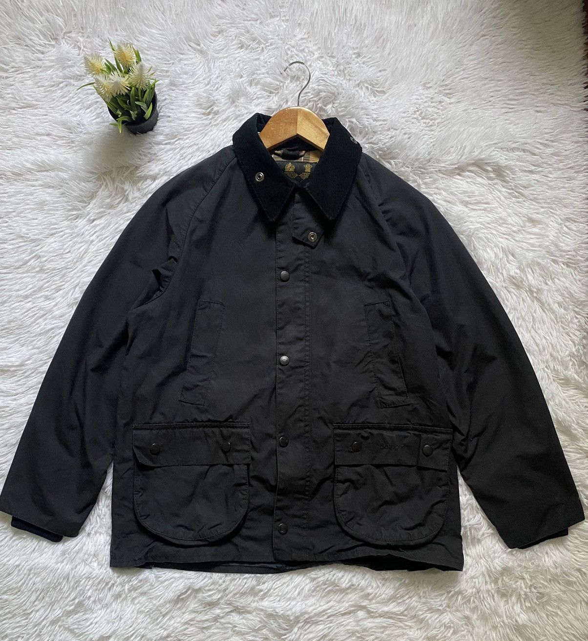 image of Barbour Classic Bedale Jacket in Dark Blue, Men's (Size XS)