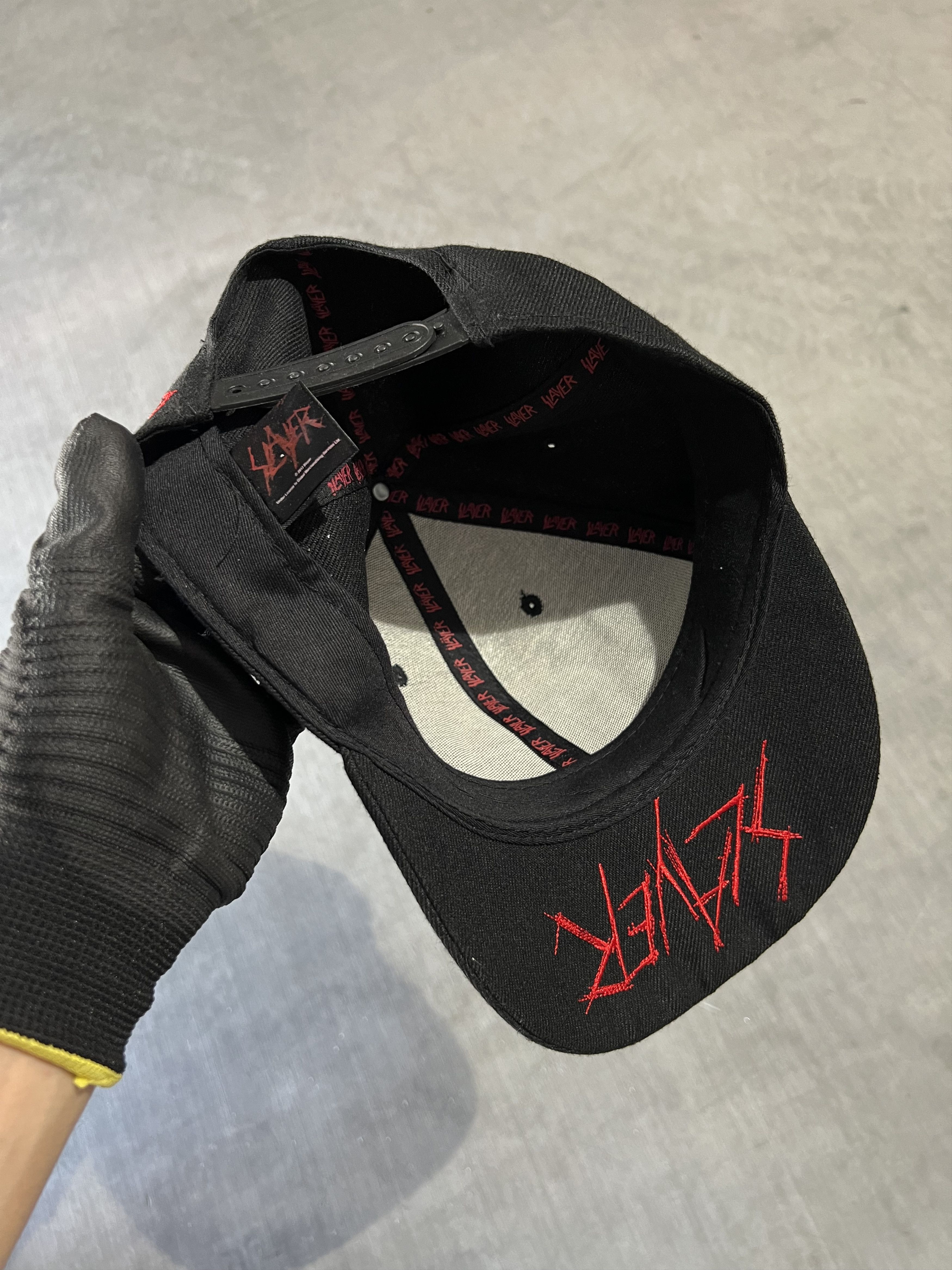 Vintage 2013 Slayer Tour Merch Logo Snapback Size ONE SIZE - 4 Thumbnail