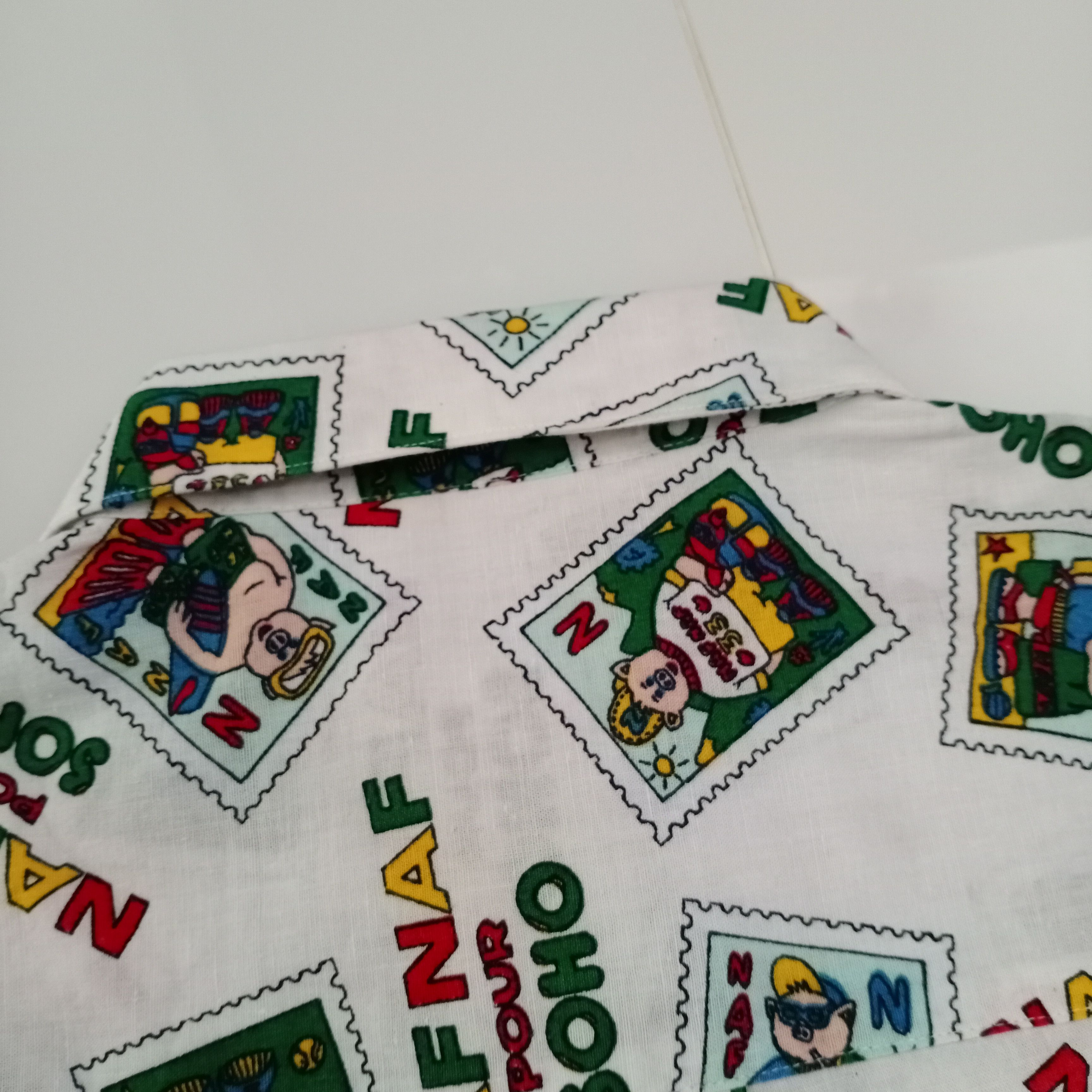 Issey Miyake × Japanese Brand NAF NAF POUR SOHO RARE FULL PRINT PIG HAWAII VINTAGE 90S Size US XL / EU 56 / 4 - 9 Thumbnail
