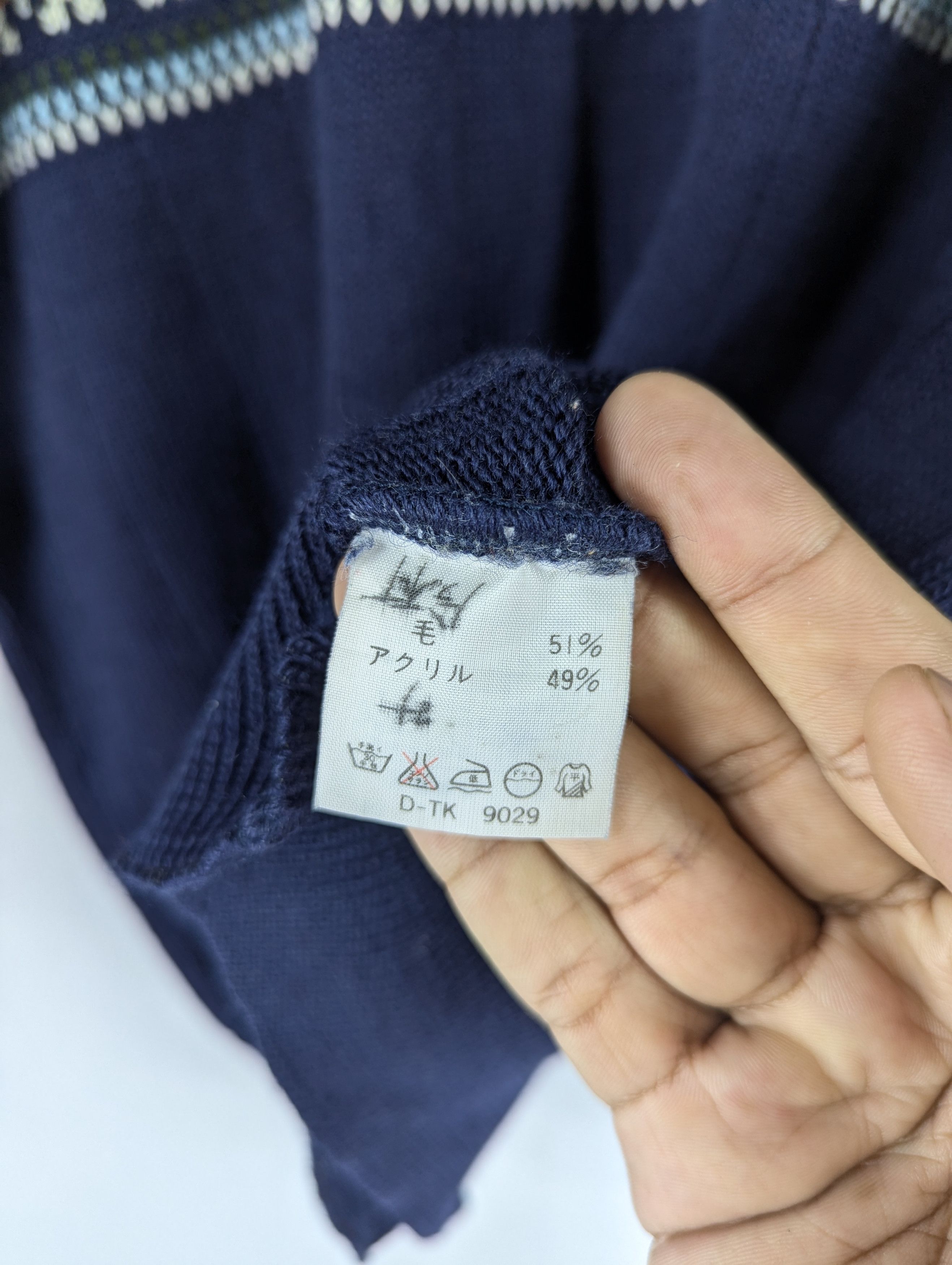 Lacoste Vintage Lacoste Patterned Knitted Jumper Crewneck Size US M / EU 48-50 / 2 - 13 Thumbnail