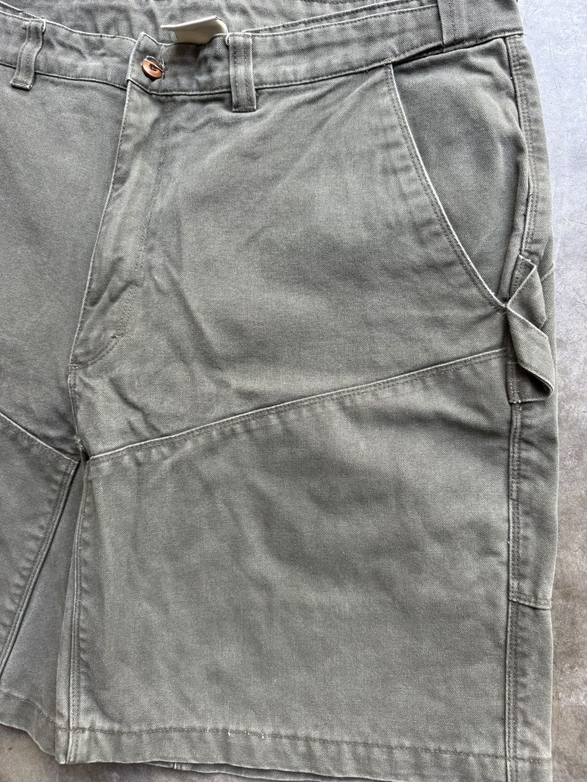 Carhartt Vintage 90’s/00’s Carhartt Double Knee Style Canvas Jorts Size US 36 / EU 52 - 2 Thumbnail