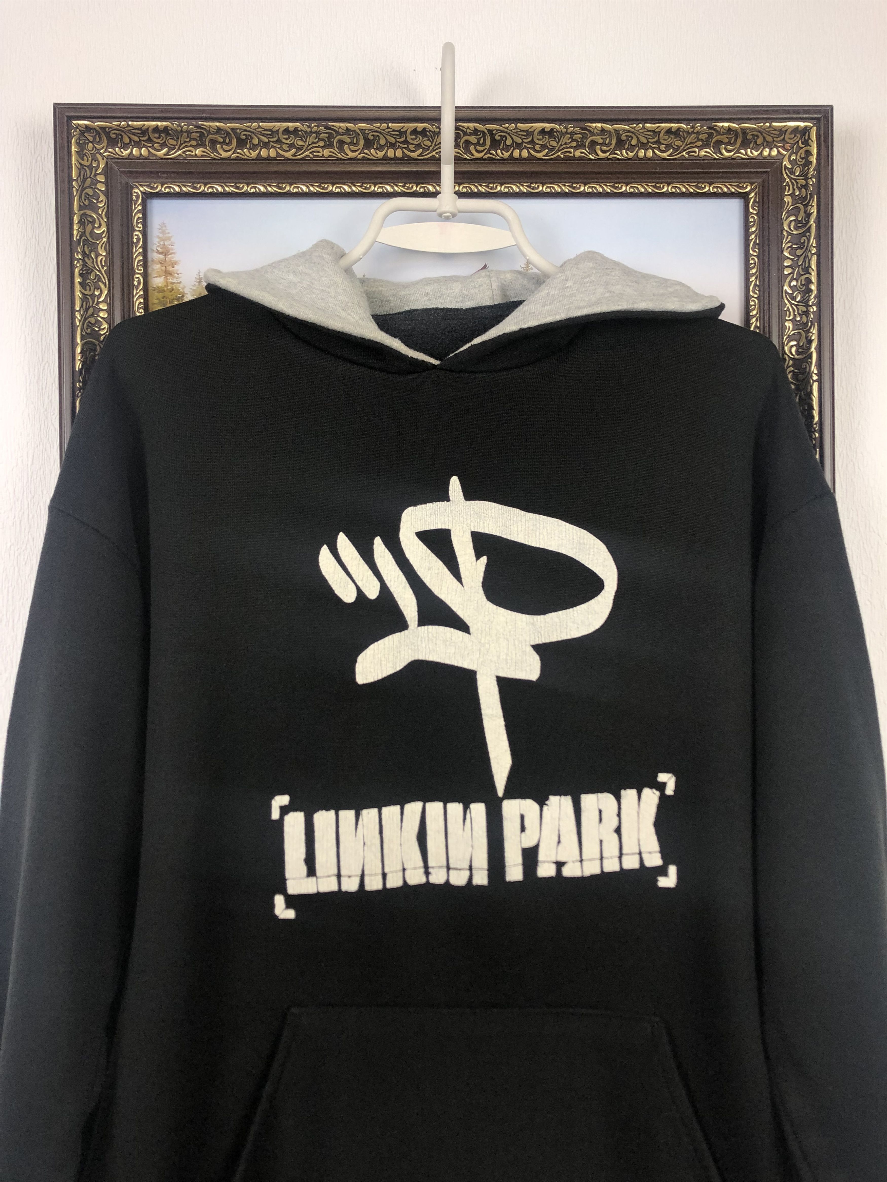 Band Tees × Vintage Vintage Linking Park Hoodie Jacket Sweatshirt Rare Band Hype Size US L / EU 52-54 / 3 - 4 Thumbnail