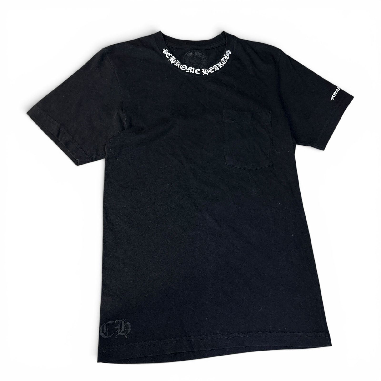 Chrome Hearts Chrome Hearts YR 7.16.2007 Tee Black Pink Small RARE