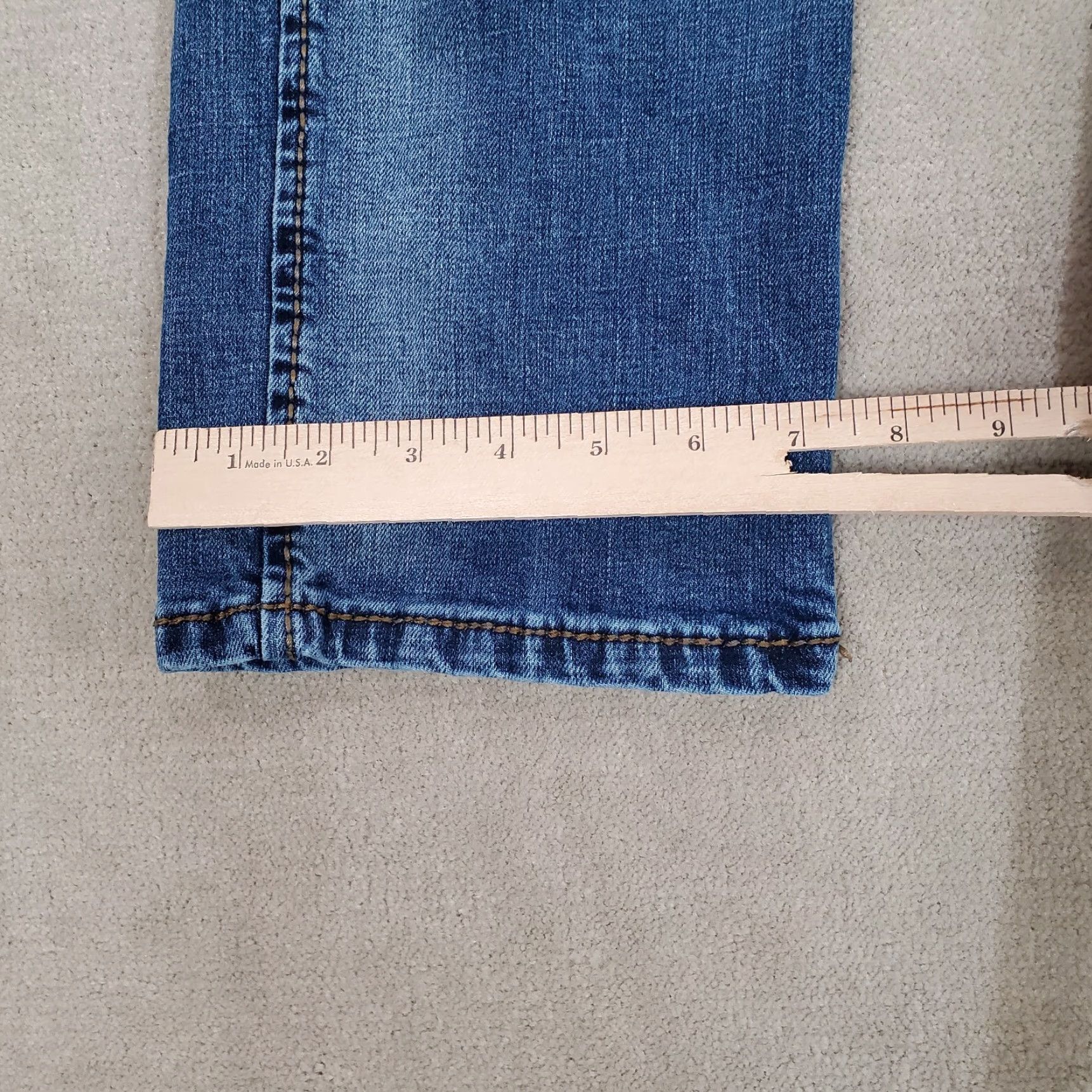 Wrangler Wrangler Retro Jeans Mens 30x29 Blue Slim Straight Leg Dark Wash Denim Cotton Logo Western Cowboys Southwestern Size US 30 / EU 46 - 5 Thumbnail