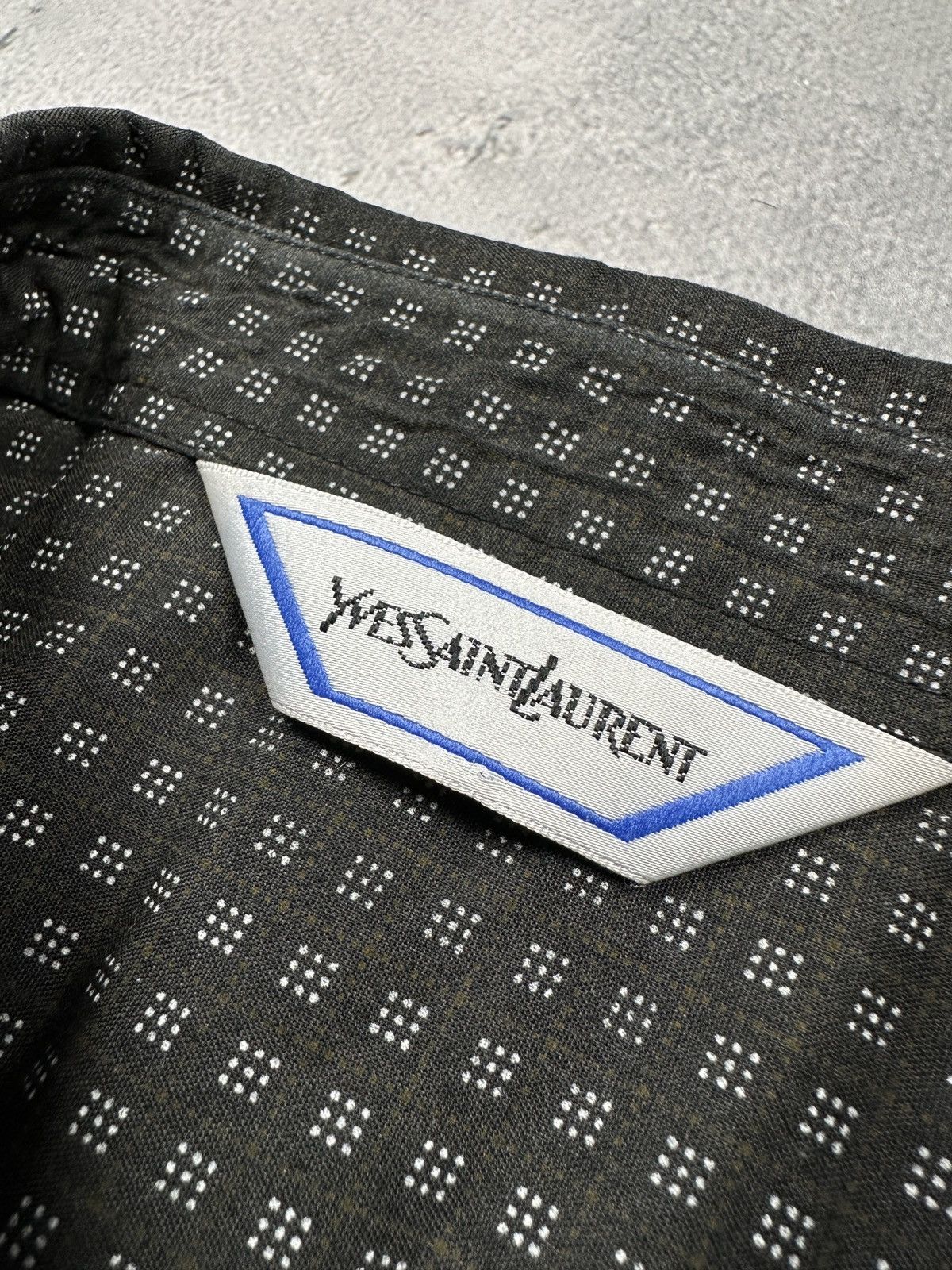 Yves Saint Laurent Lux YSL Shirt Cotton Yves Saint Laurent Summer Shirtsleeve Size US XL / EU 56 / 4 - 6 Thumbnail