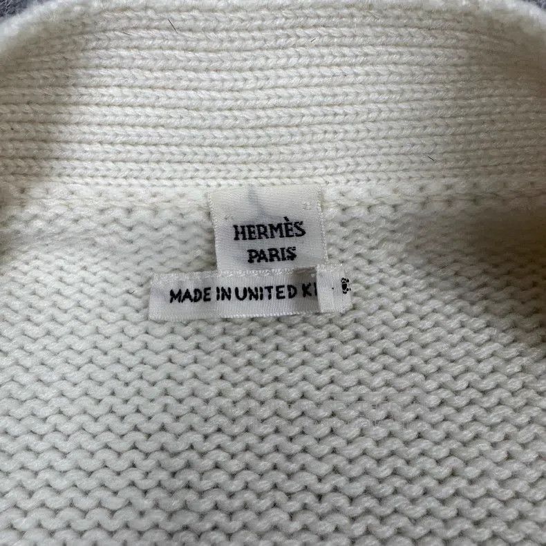Hermes Hermes Simple one-button cashmere knit cardigan Size M / US 6-8 / IT 42-44 - 5 Thumbnail