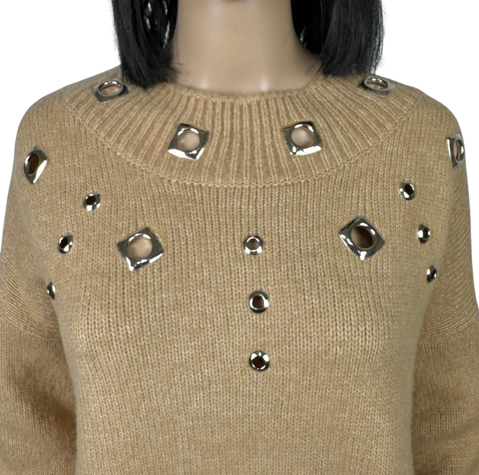 Pinko Pinko Wool Polyamide Sweater With Cut Outs Stylish size L Size L / US 10 / IT 46 - 2 Thumbnail