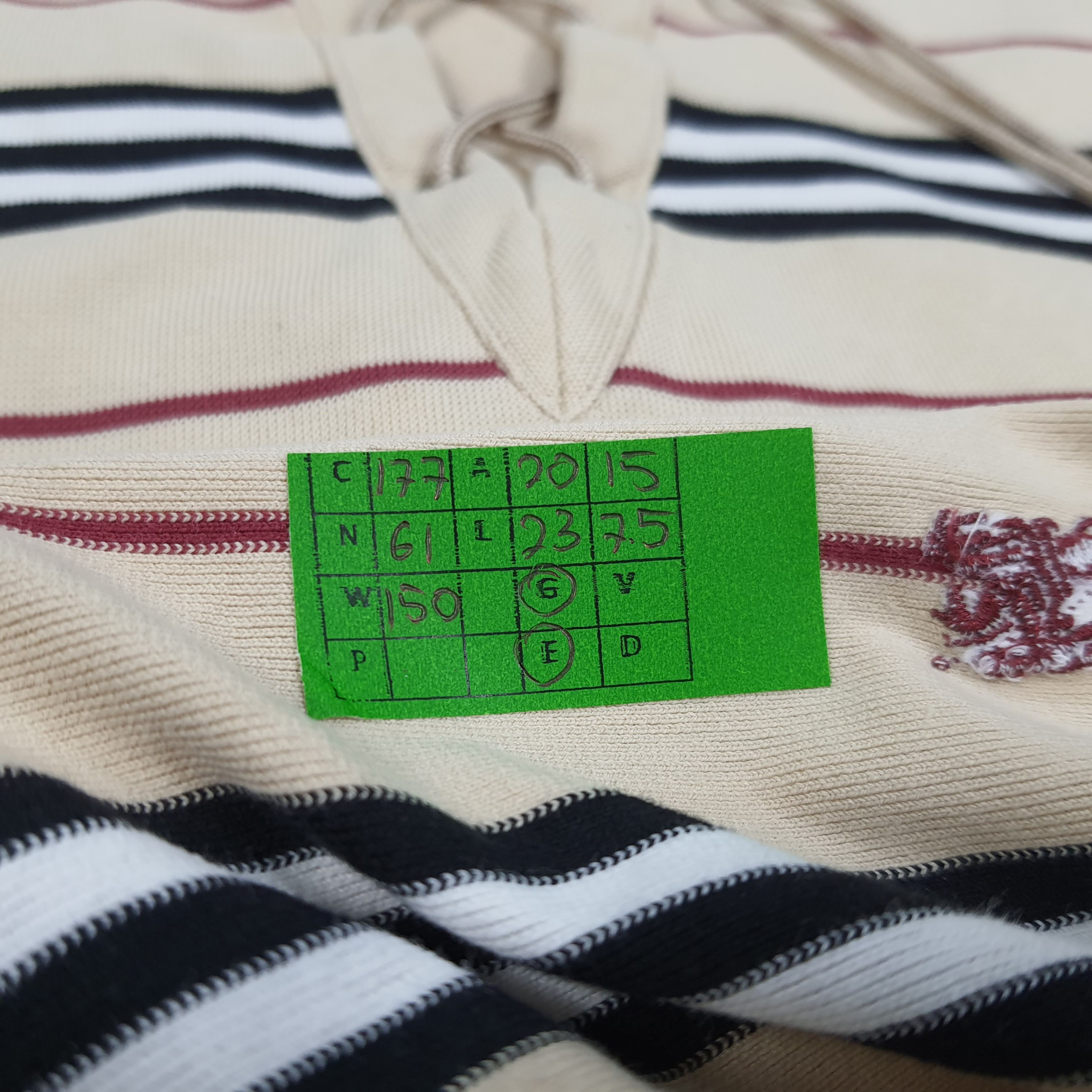 Burberry × Vintage Vintage Burberry London Striped Tshirt Size M / US 6-8 / IT 42-44 - 9 Thumbnail