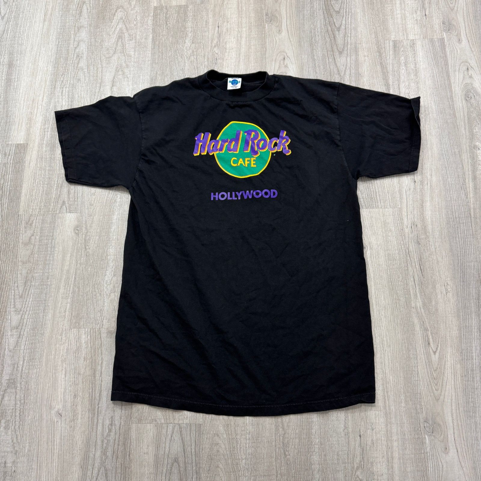 Vintage Vintage Hard Rock Cafe Hollywood Shirt Men's XL Black 90s Size US XL / EU 56 / 4 - 1 Thumbnail