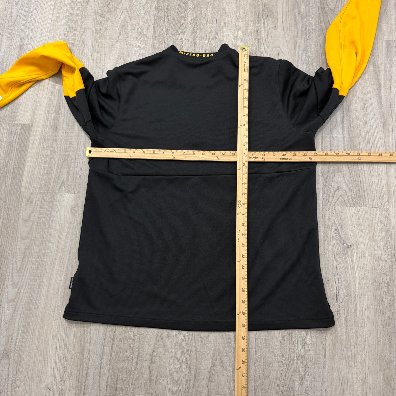 Nike Nike Missouri Tigers 1/4 Zip Pullover Mens Large Gray Yellow Size US L / EU 52-54 / 3 - 8 Thumbnail