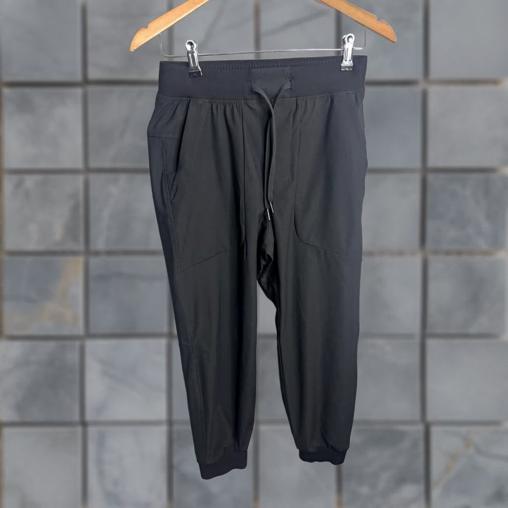 Lululemon Lululemon Pants Mens Small Black Joggers Elastic Waist Cuffed Athletic Stretch Sportswear Size US 29 - 1 Thumbnail