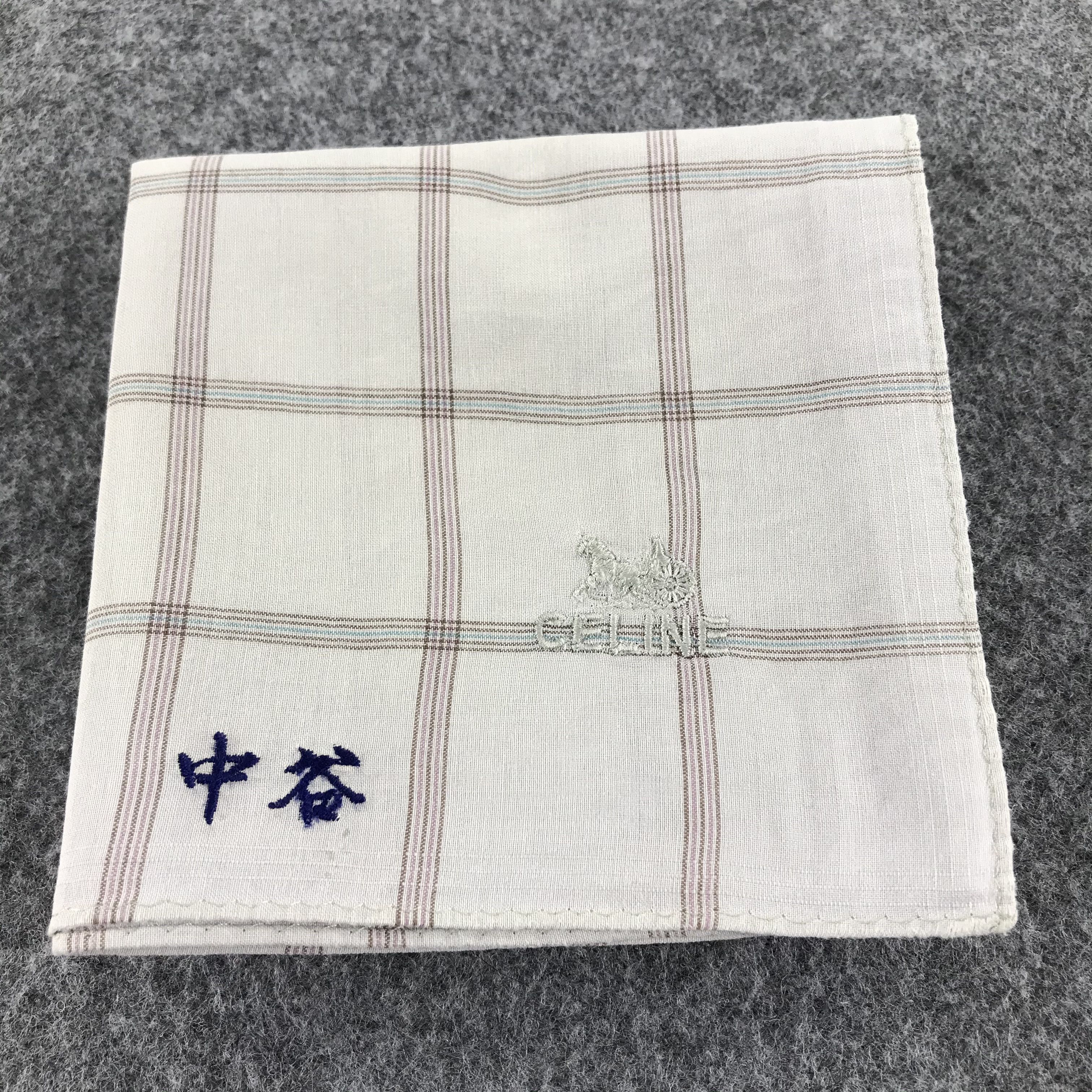 Celine Celine Handkerchief Neckerchief Bandana H475 Size ONE SIZE - 9 Thumbnail