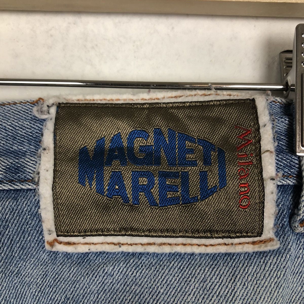 Japanese Brand VINTAGE MAGNETI MARELLI MILANO FERRARI JEANS DENIM Size US 28 / EU 44 - 10 Thumbnail