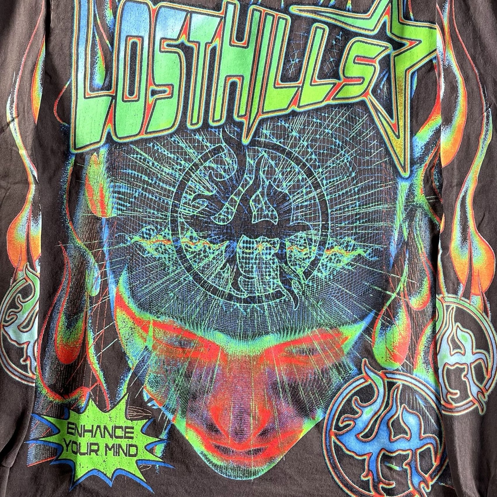 Vintage VINTAGE Lost Hills Long Sleeve Tee Shirt Black S Men Small Lost In The Hills Short Sleeve Designer Streetwear Shirt Mens Size S Size US S / EU 44-46 / 1 - 6 Thumbnail