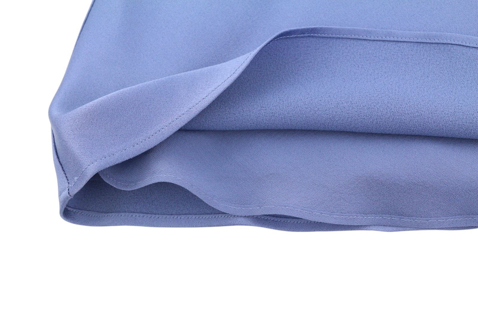 Max Mara EU38 Blue Spaghetti Strap Shiny Blouse 88801 Size M / US 6-8 / IT 42-44 - 5 Thumbnail