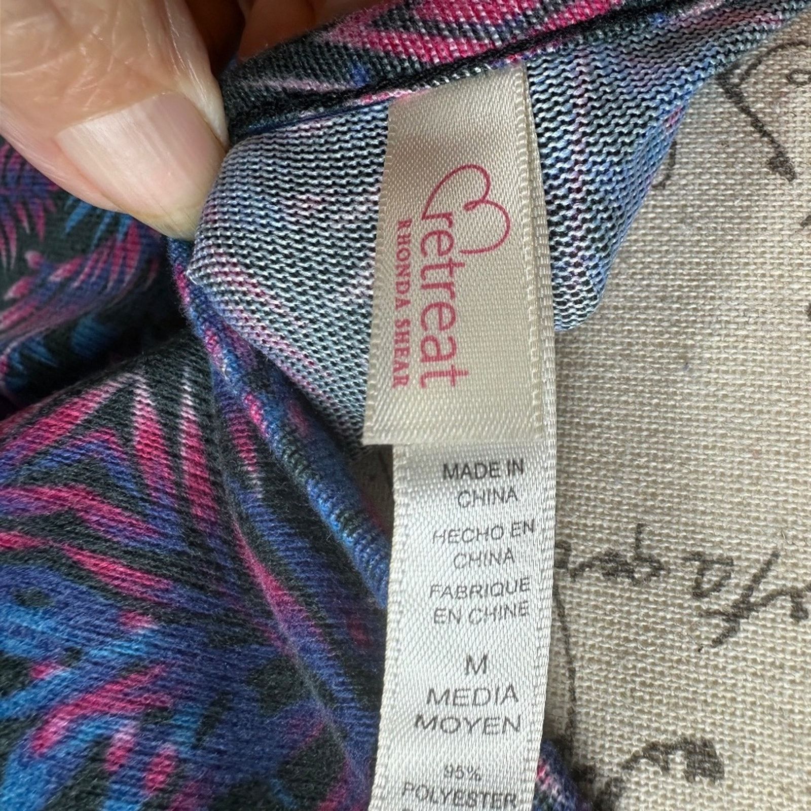 Other Retreat Rhonda Shear Drawstring Hem Tunic Firework Floral L Size L / US 10 / IT 46 - 11 Thumbnail