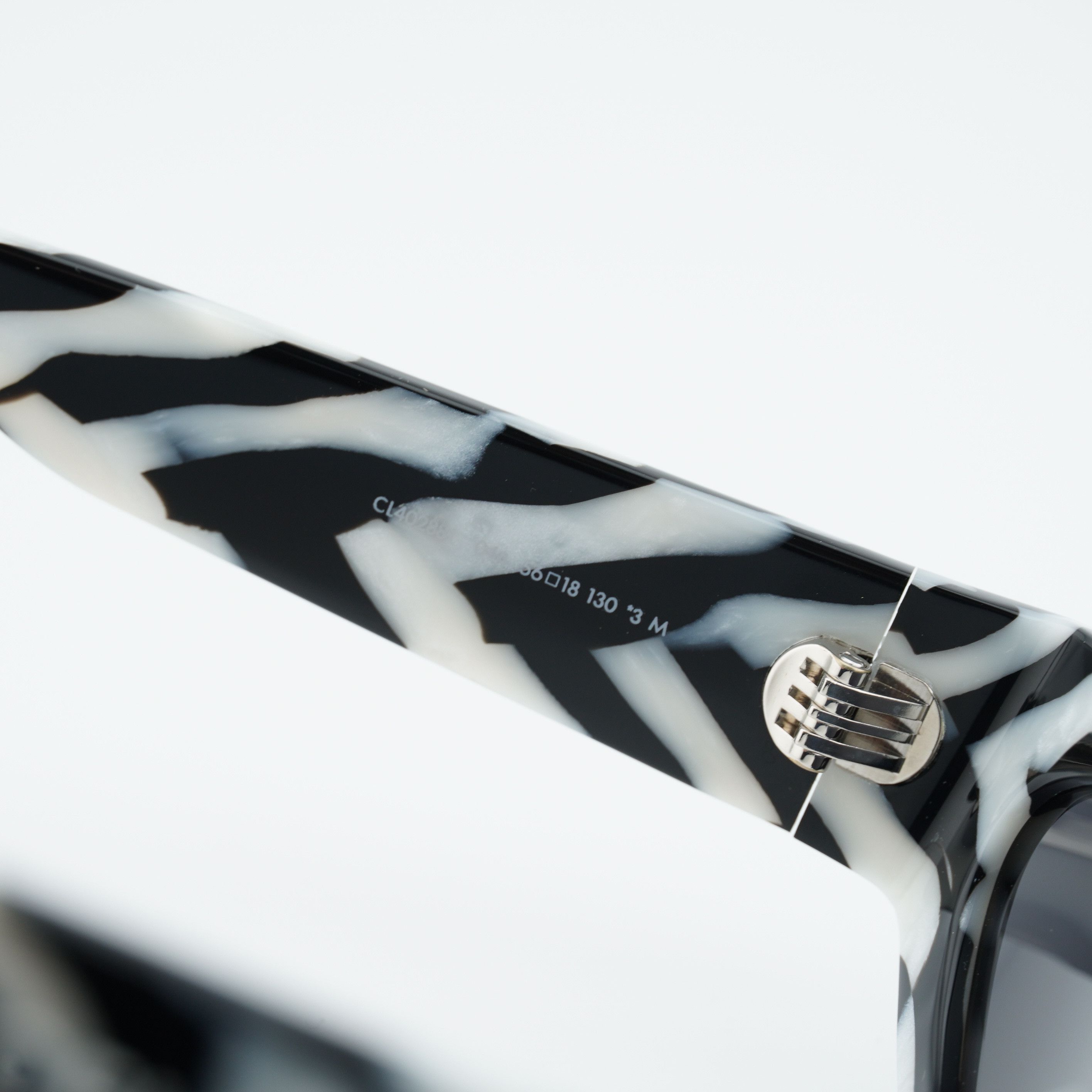 Celine Celine CL40288I 04A Sunglasses Black and White Zebra Cat Eye Size ONE SIZE - 6 Thumbnail