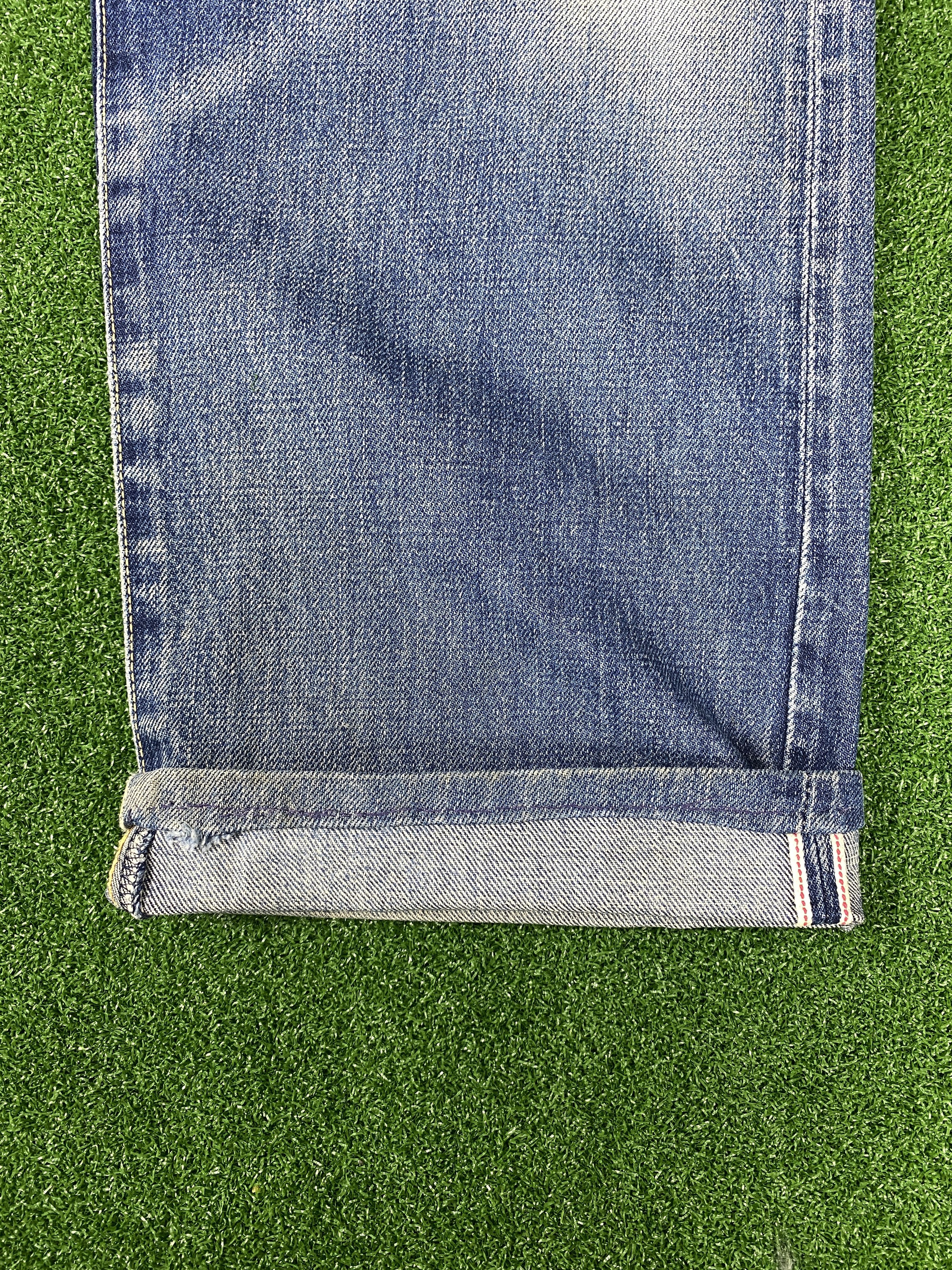 Japanese Brand 💢Selvedge Vintage Go West Faded Blue Jeans CP0054 Size US 30 / EU 46 - 6 Thumbnail