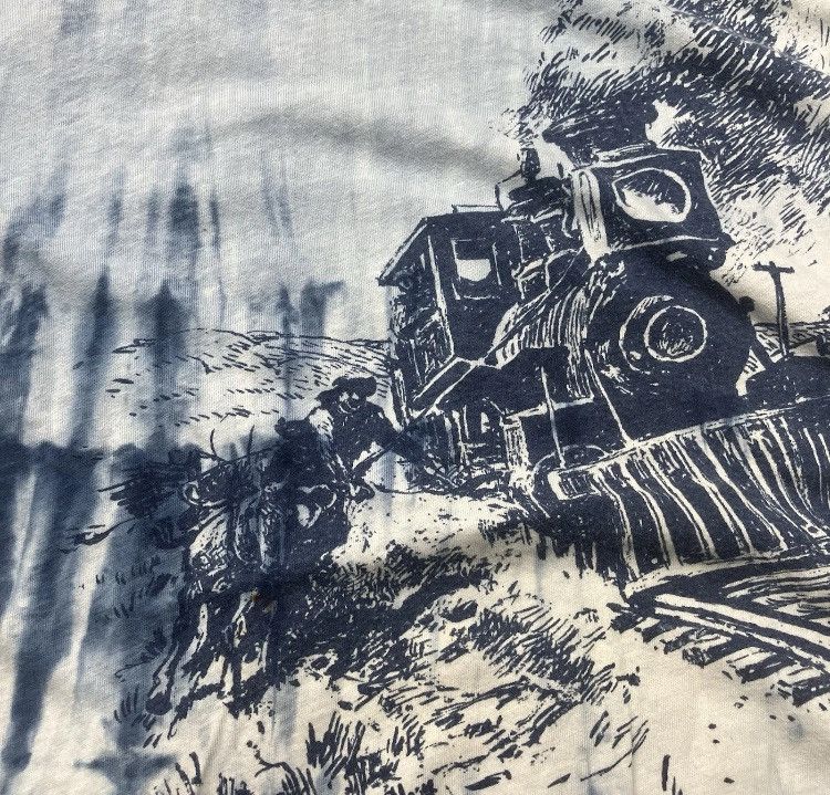 Artek × Champion × Vintage 60’s 70’s Artex Train Robber Cowboy Tee Shirt Size US L / EU 52-54 / 3 - 5 Thumbnail