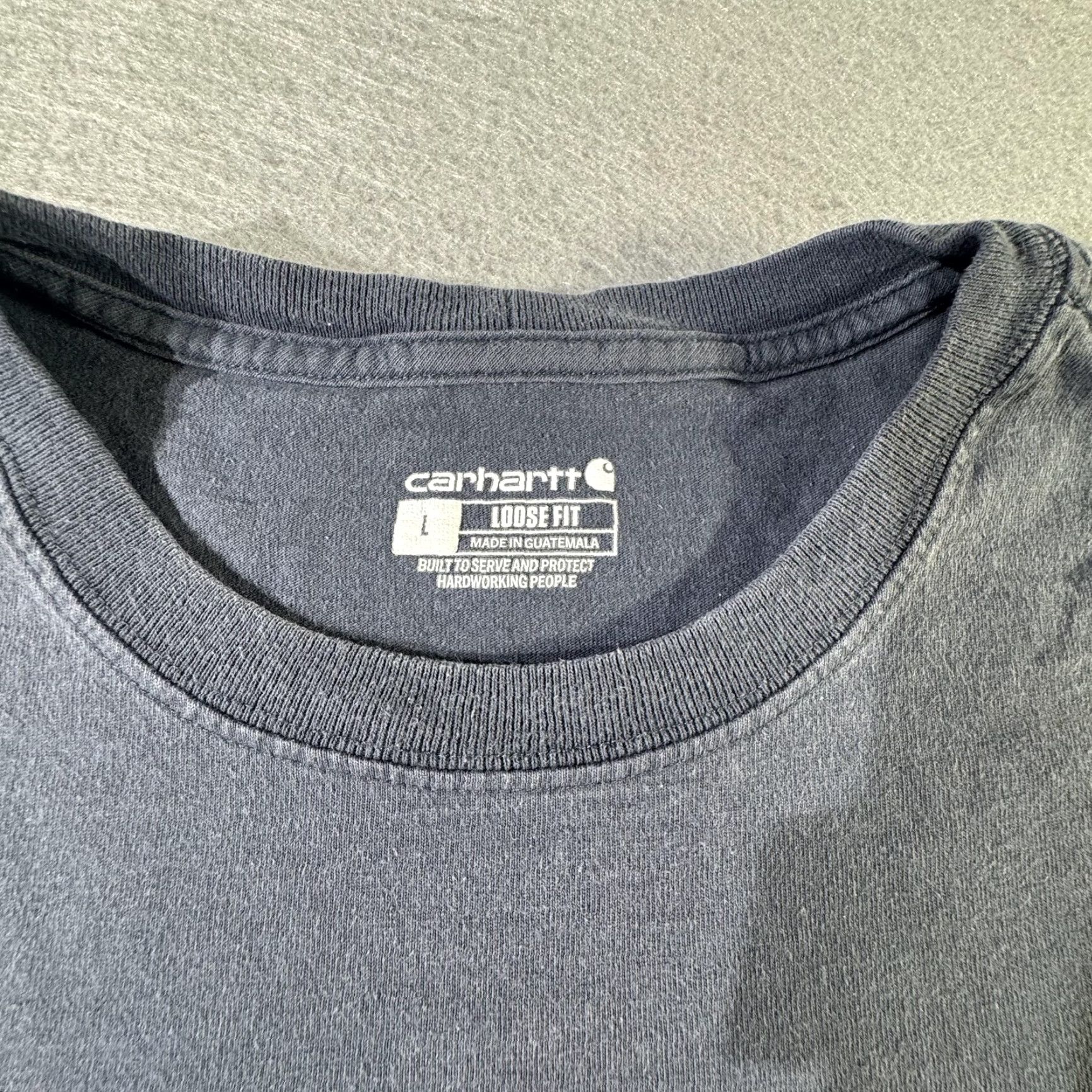 Carhartt Carhartt Men's T-Shirt Large Gray Workwear Crew Neck Relaxed Fit Short Sleeve Cotton Size US L / EU 52-54 / 3 - 5 Thumbnail
