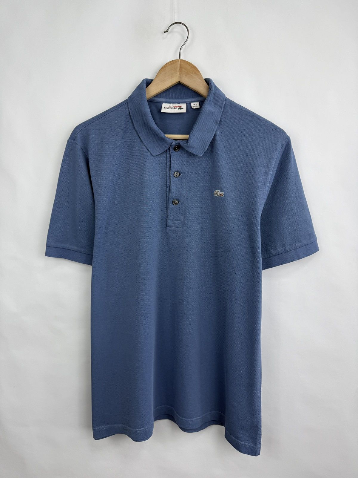 Lacoste 🇫🇷 Lacoste Classic Polo T-Shirt Made in France Retro Rare Size US XL / EU 56 / 4 - 3 Thumbnail