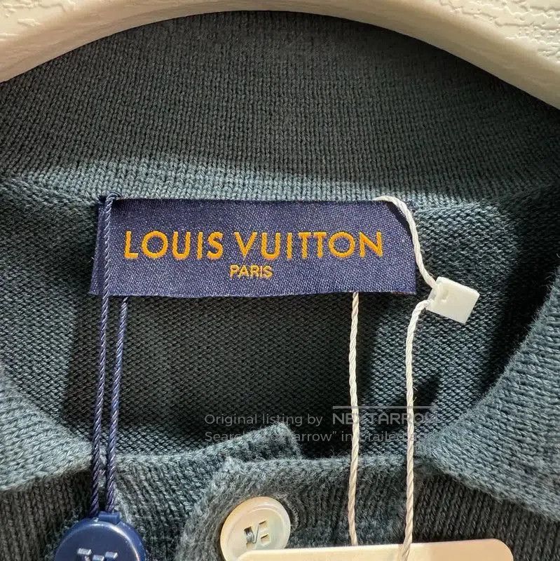 Louis Vuitton Louis Vuitton Men's Green Cotton Polo Shirt . Size US S / EU 44-46 / 1 - 4 Thumbnail