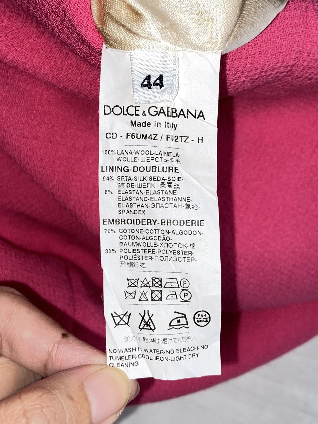 Dolce & Gabbana DOLCE & GABBANA Flower Motive Dress Size XS / US 0-2 / IT 36-38 - 18 Thumbnail