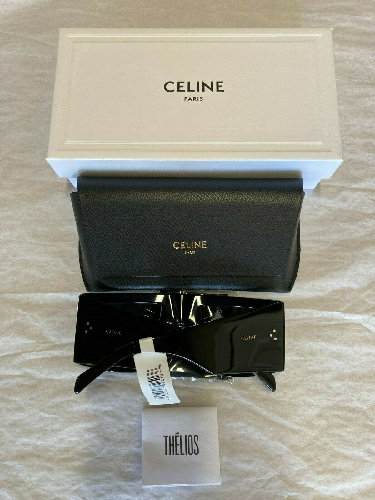 Celine CELINE CL40105I 01A Flat Top Sunglasses Black/Black Lens Size ONE SIZE - 10 Thumbnail