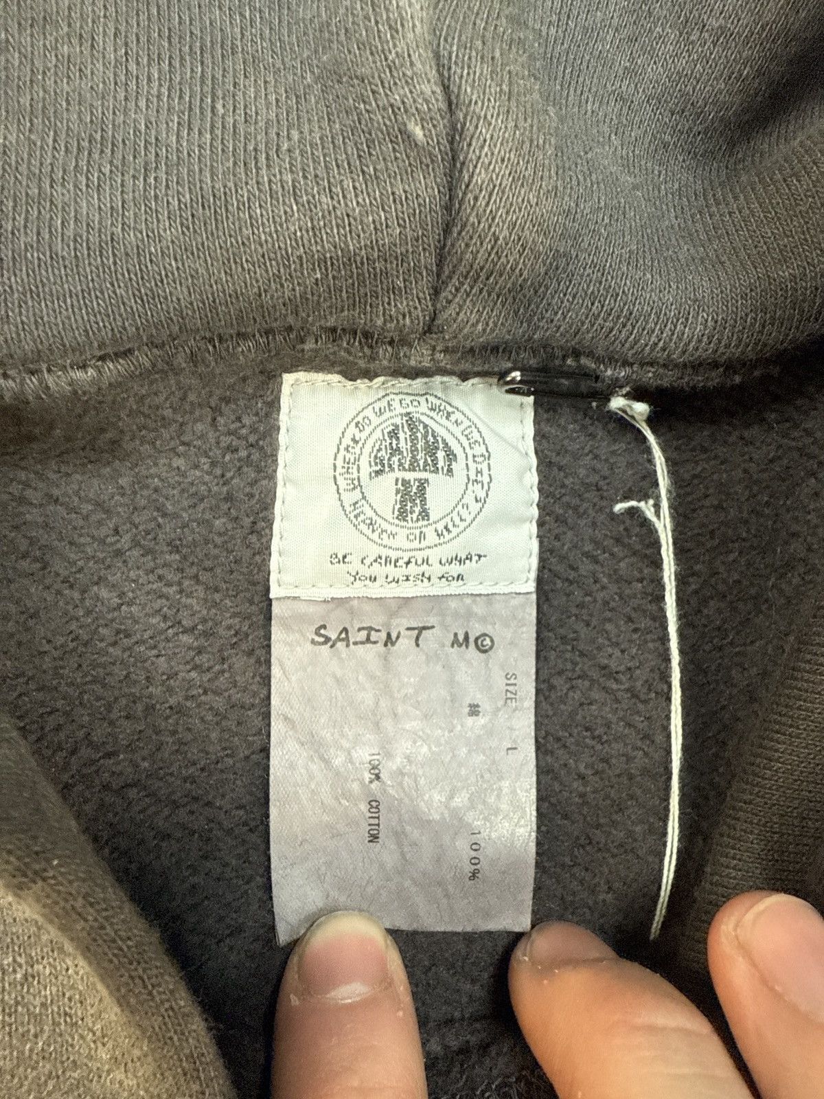 Saint Michael Saint Michael Spanner Hooded Sweatshirt Black Large Size US L / EU 52-54 / 3 - 4 Thumbnail