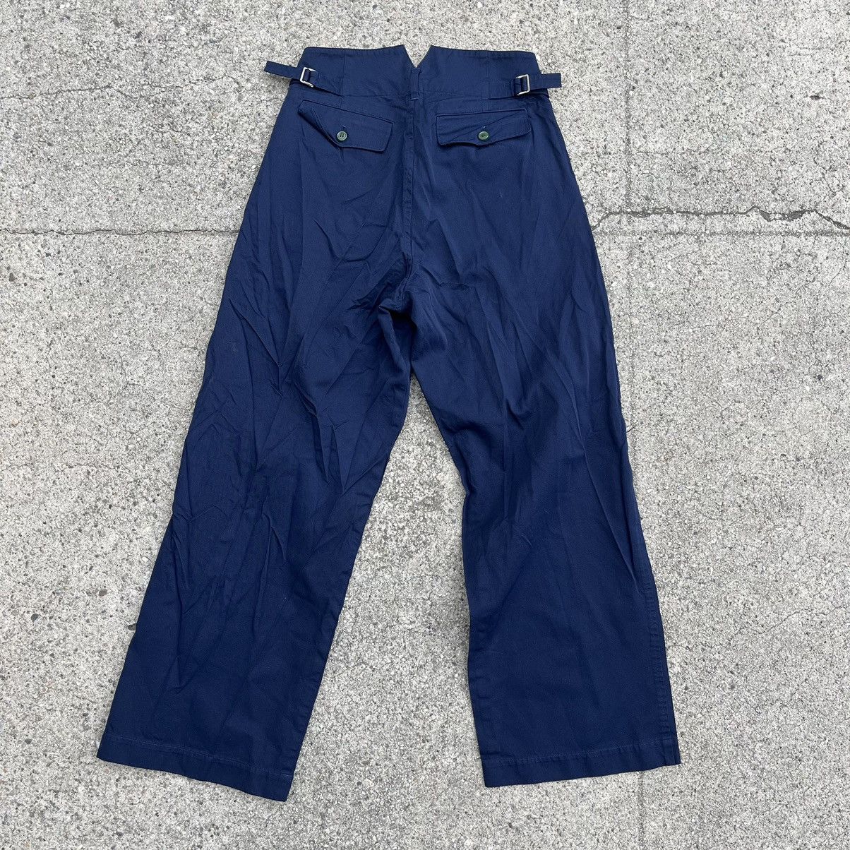 Comme des Garcons × Japanese Brand Comme des garçons 2008 navy wide leg trousers size 28 Size US 28 / EU 44 - 2 Thumbnail