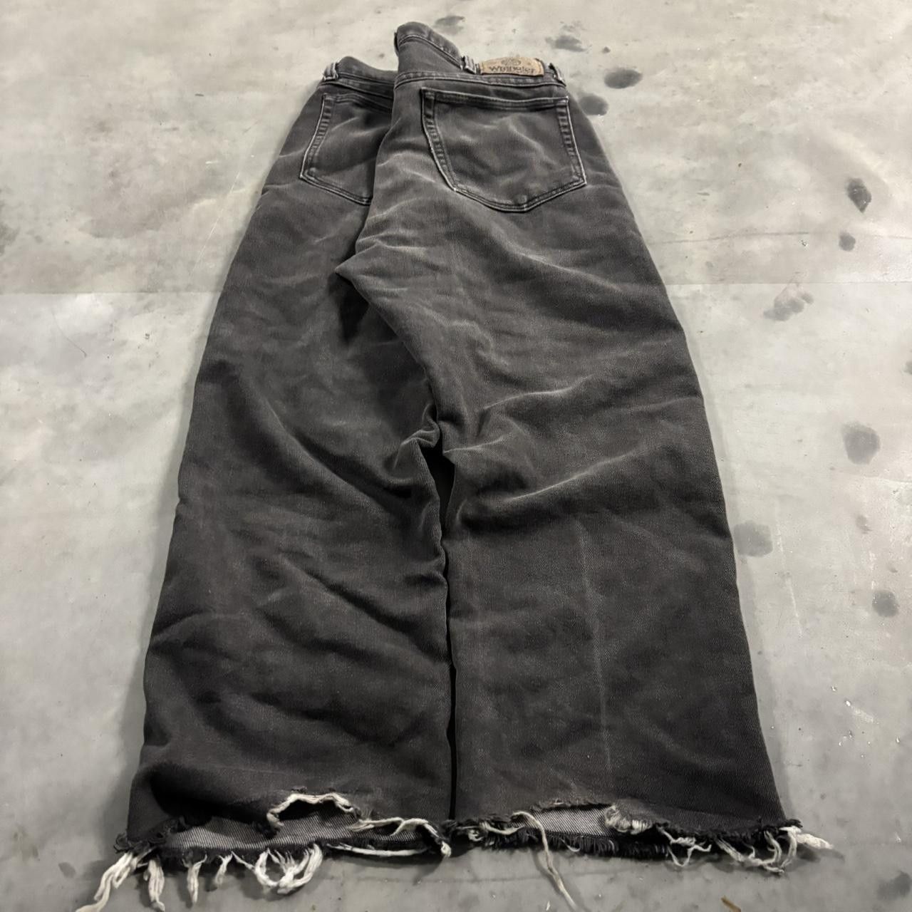 Vintage Crazy Vintage Y2K/2000s Grunge Faded Black Denim Jeans! 34x25 Size US 34 / EU 50 - 4 Thumbnail