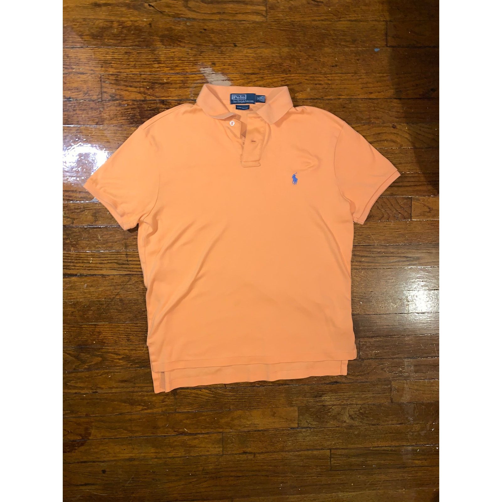 Polo Ralph Lauren Polo Ralph Lauren Polo Shirt M Orange Blue Pony Short Sleeve Size US M / EU 48-50 / 2 - 1 Thumbnail