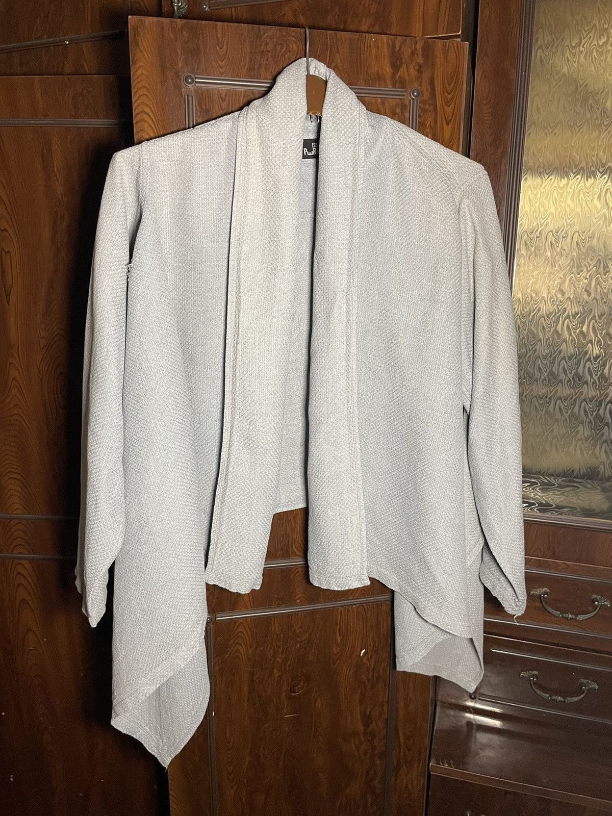 Issey Miyake Archive Issey Miyake Permanente Silk Poncho cape Jacket Size M / US 6-8 / IT 42-44 - 3 Thumbnail