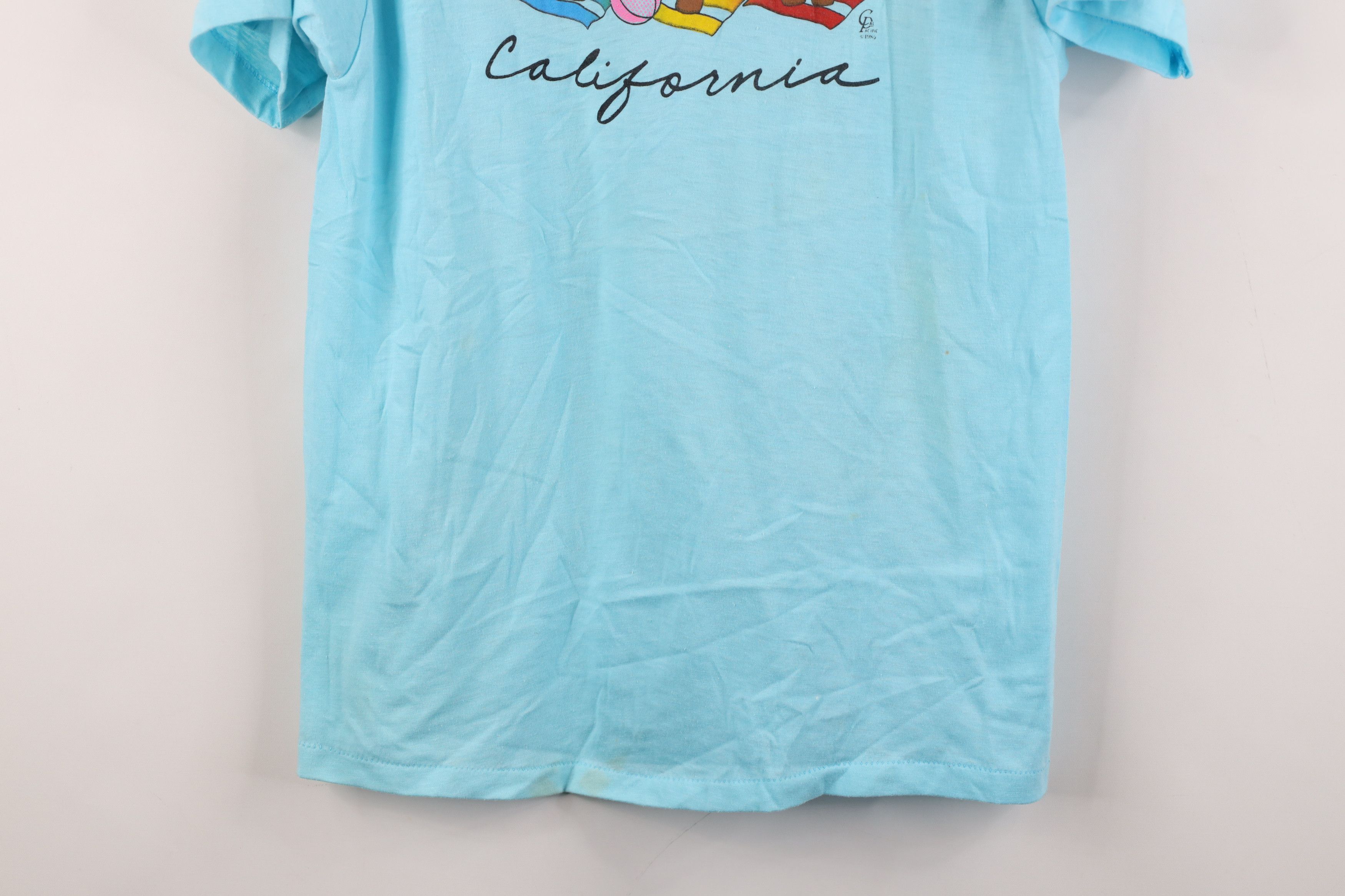 Vintage Vintage 80s Palm Springs California Beach Bear T-Shirt USA Size L / US 10 / IT 46 - 3 Thumbnail