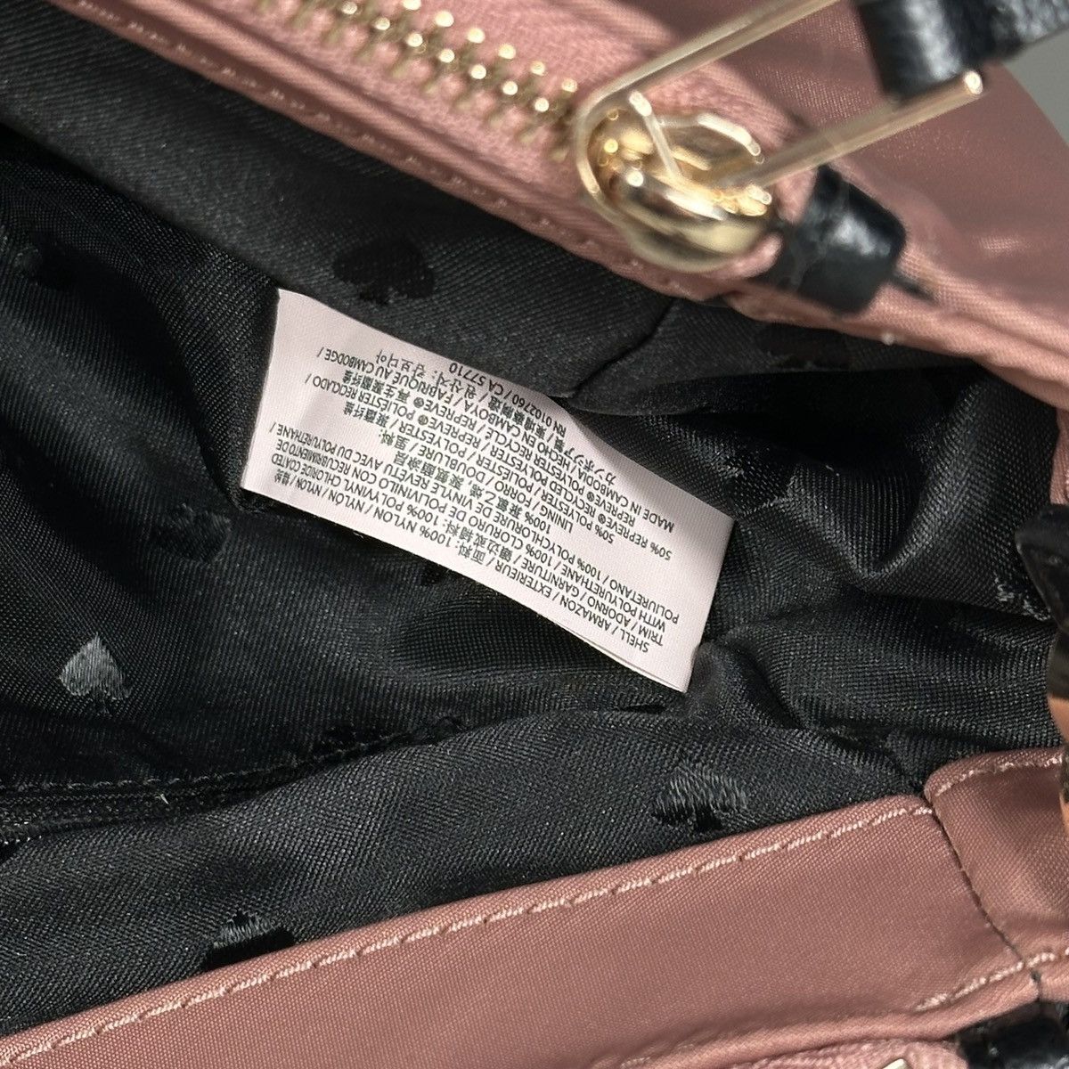 Kate Spade Kate Spade Dawn Sparrow Dusty Mauve Nylon Satchel Bag Size ONE SIZE - 8 Thumbnail