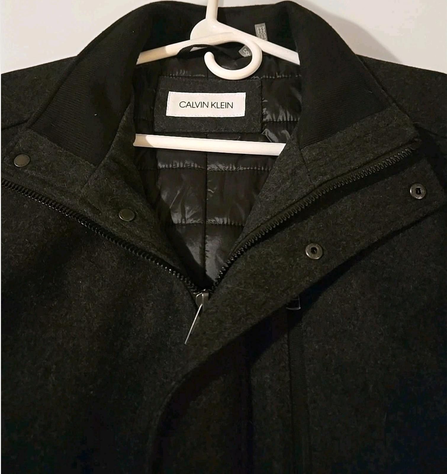 Calvin Klein Calvin Klein Mens Zip Up Wool Coat Jacket Size L Large NEW Size US L / EU 52-54 / 3 - 4 Thumbnail