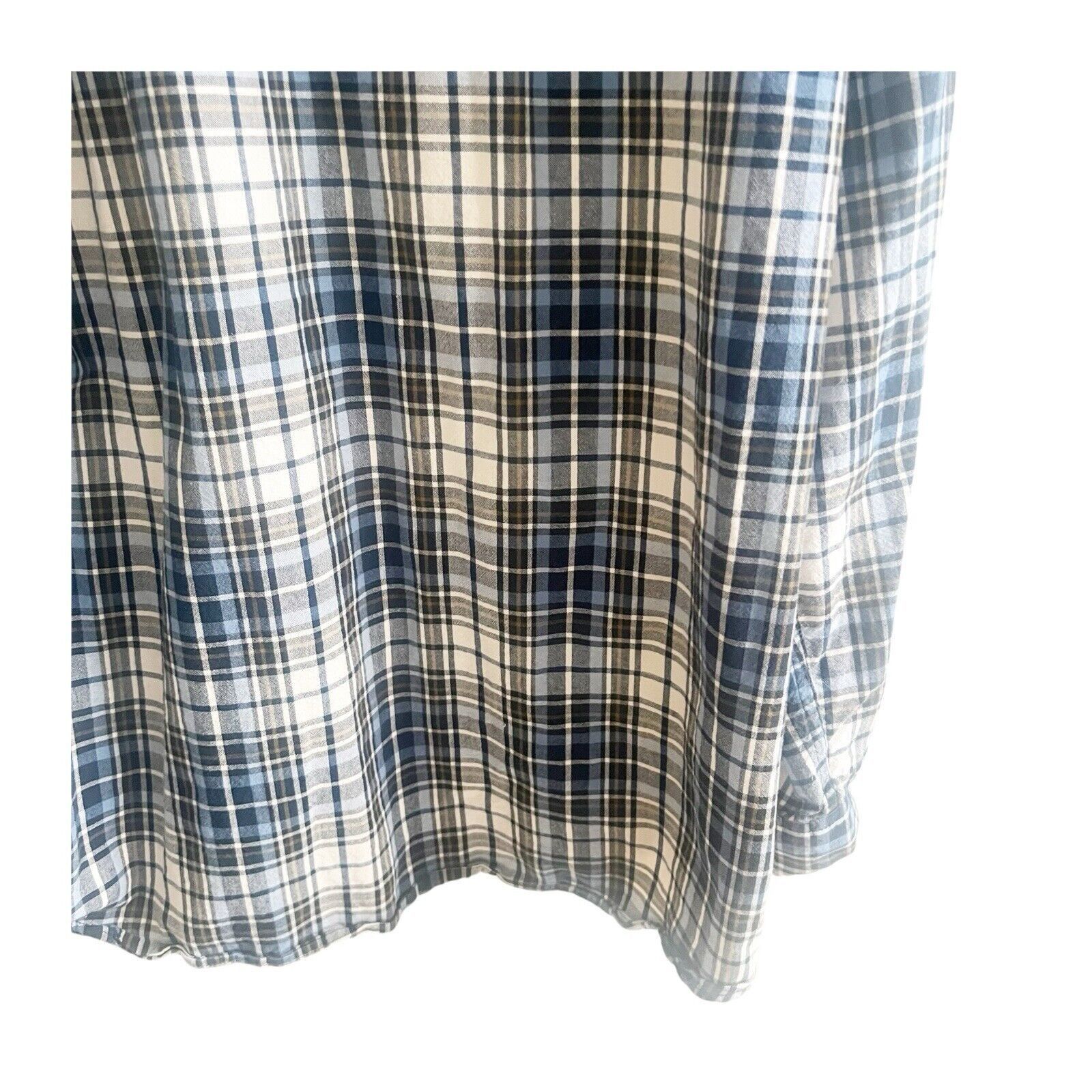 Carhartt Carthartt Men’s Plaid Flannel Size XL Blue Black White Size XL / US 12-14 / IT 48-50 - 7 Thumbnail