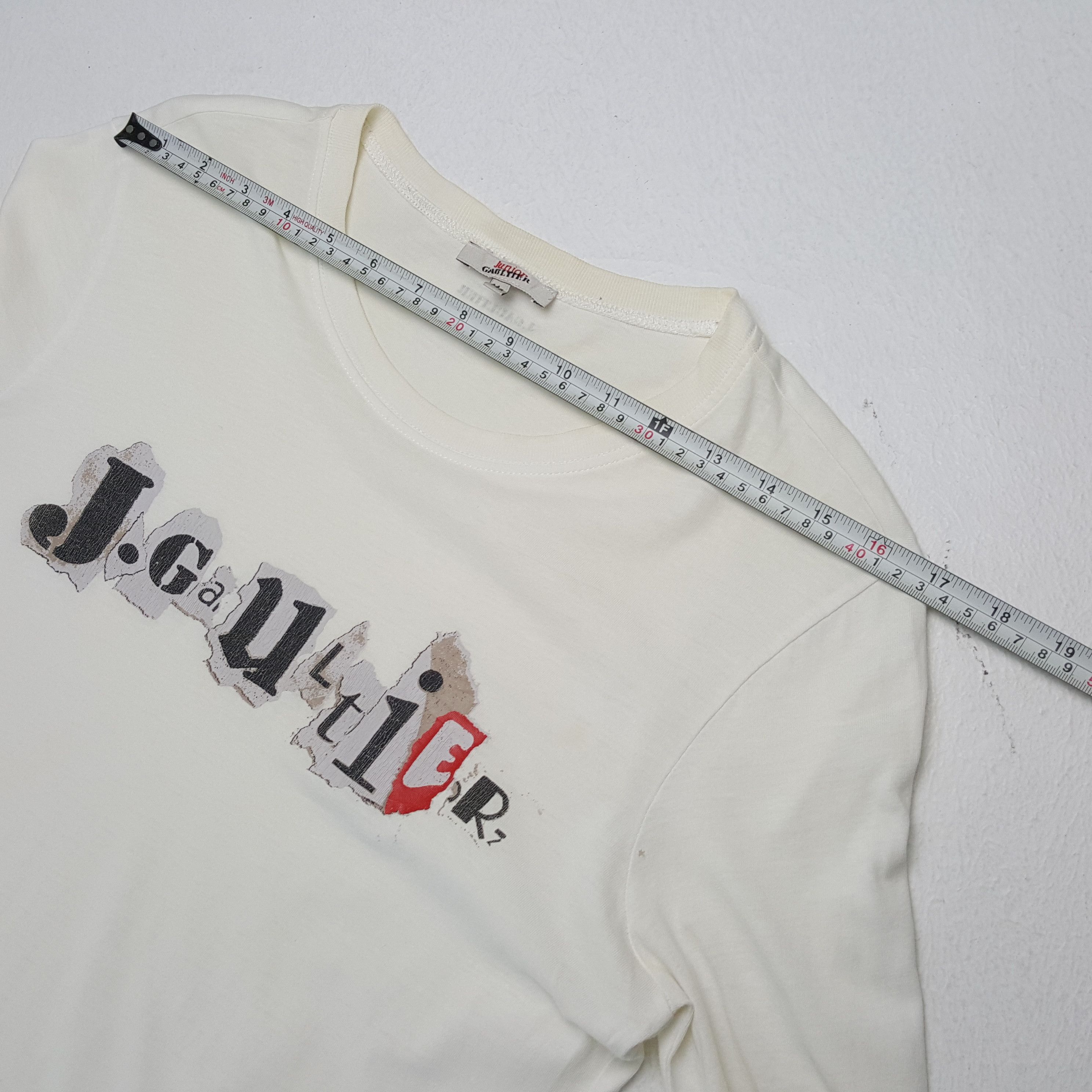 Gaultier Homme Objet × Jean Paul Gaultier × Vintage Vintage Jean Paul Gaultier JUNIOR GAULTIER Brand T-Shirts Size S / US 4 / IT 40 - 5 Thumbnail