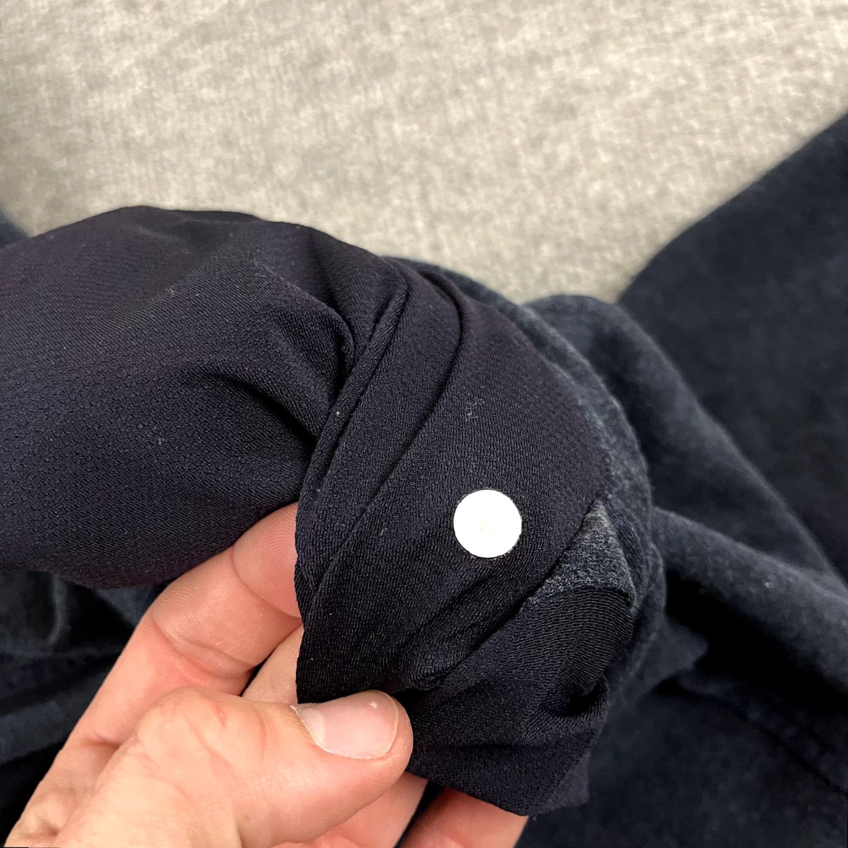Lululemon LULULEMON Jacket Womens Size 6 Navy Blue Hooded Pullover Running L/S Sweatshirt Jacket Size M / US 6-8 / IT 42-44 - 3 Thumbnail